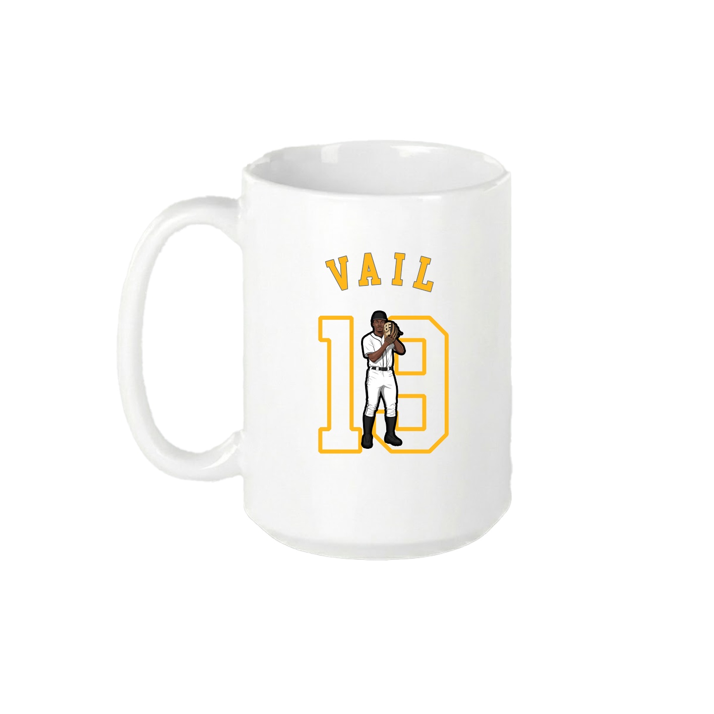 15oz Coffee Mug — Shirsey Arch in White