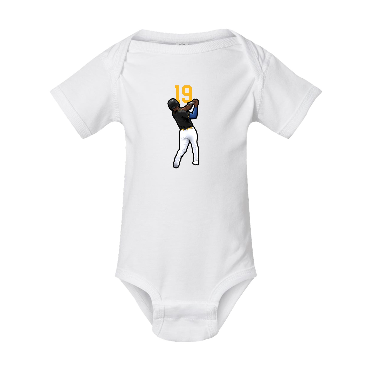 Baby Onesie — Number Top in White