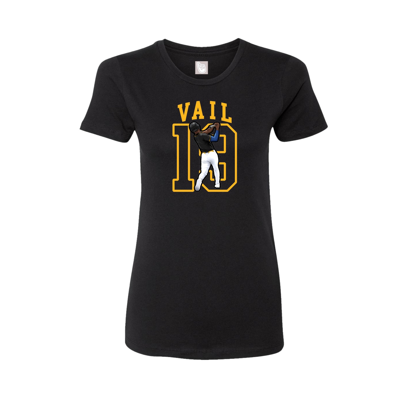 Fitted Women's Tee — Shirsey in Black