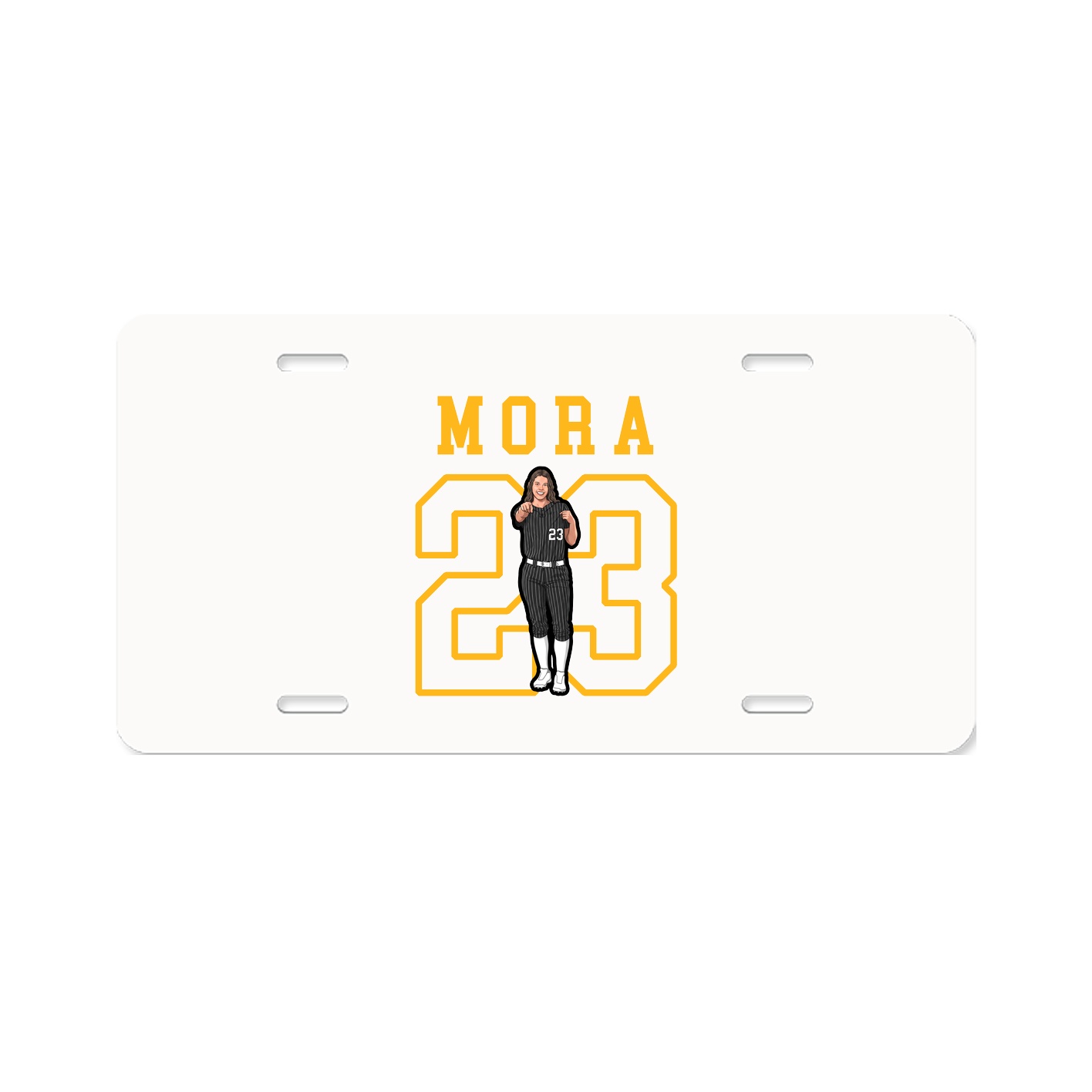 License Plate — Shirsey in Classic