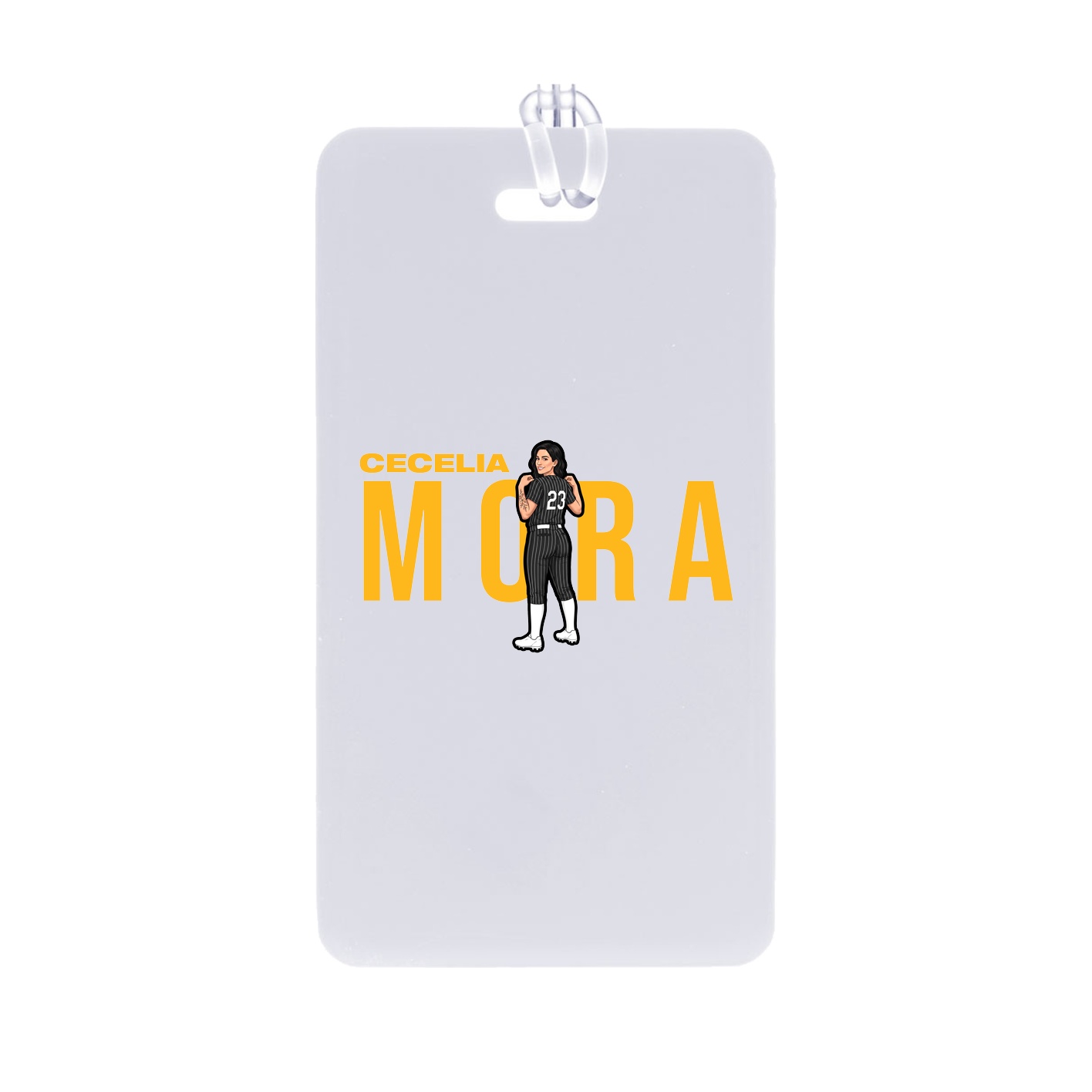 Bag Tag — Player Name in Classic