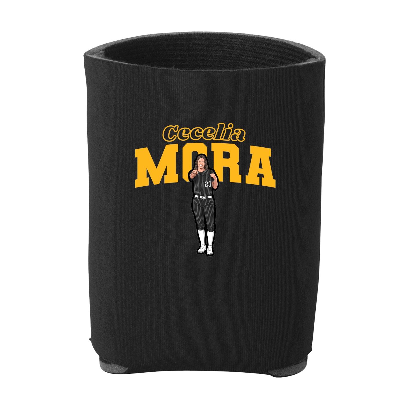 Can Holder — Name Arch in Black