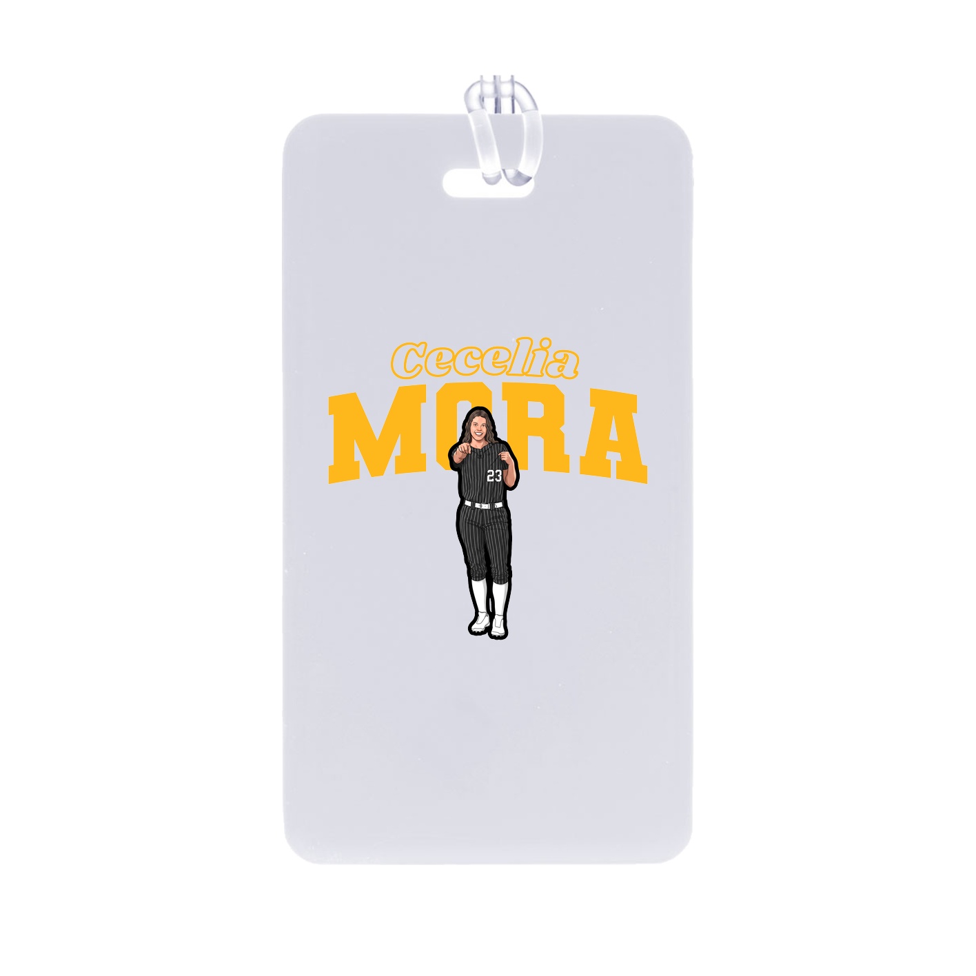 Bag Tag — Name Arch in Classic