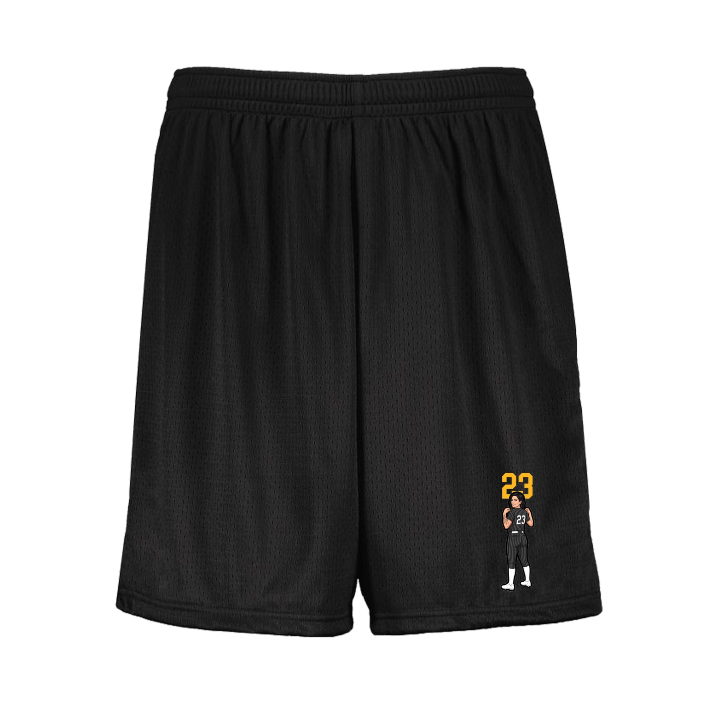 Shorts — Number Top in Black