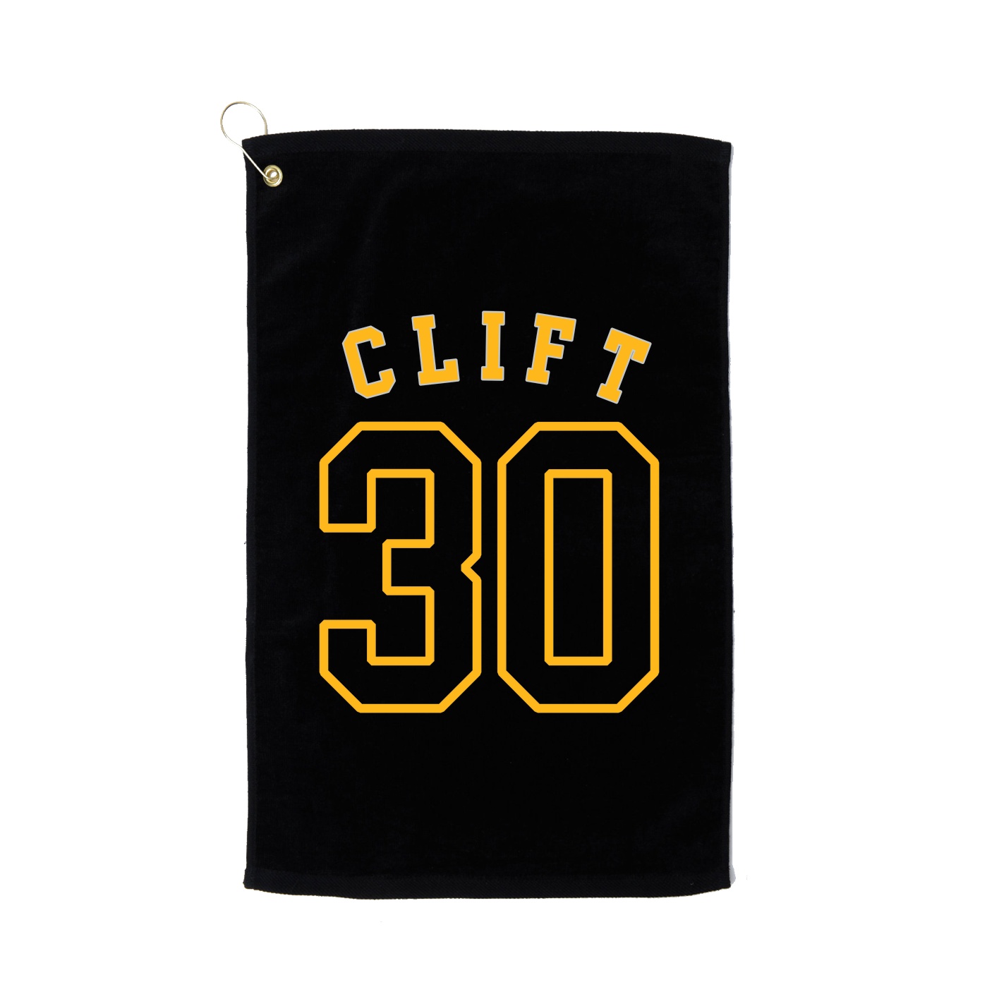 Golf Towel — Shirsey Arch in Black