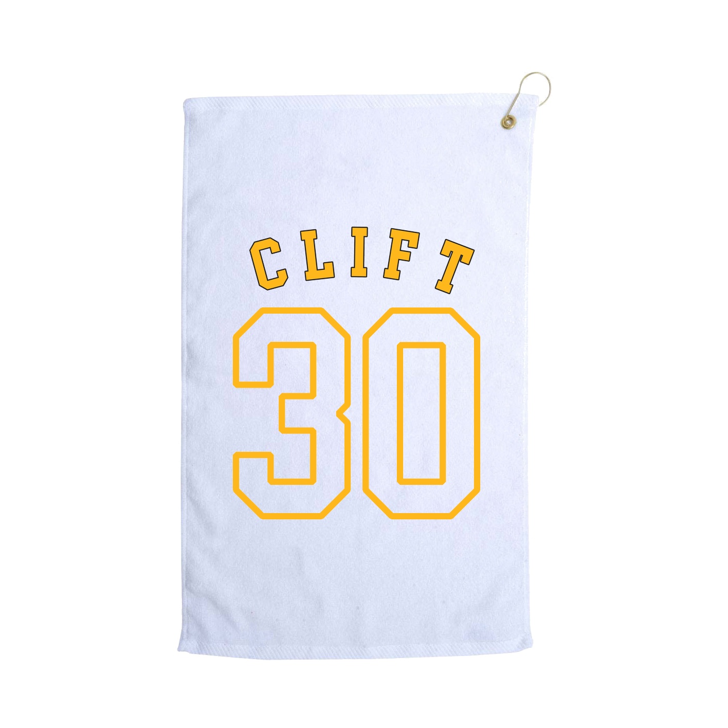 Golf Towel — Shirsey Arch in White