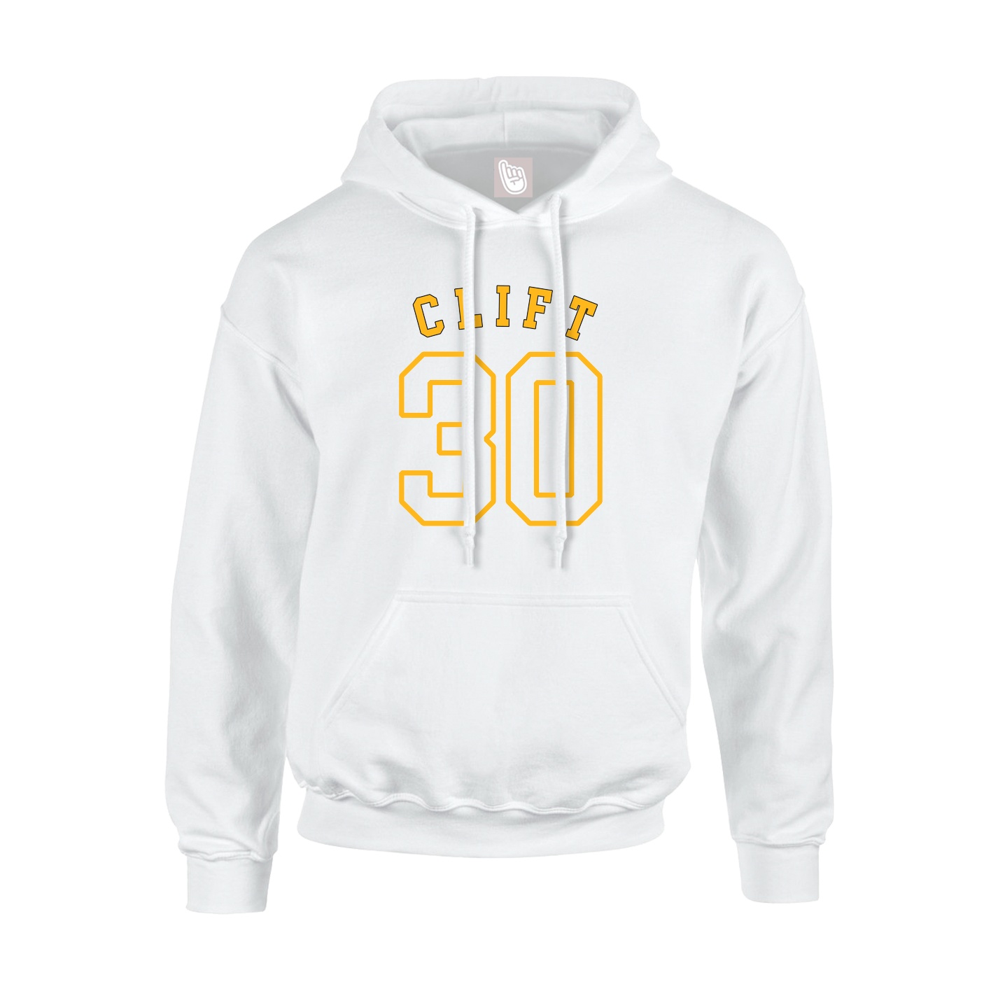 Hoodie — Shirsey Arch in White