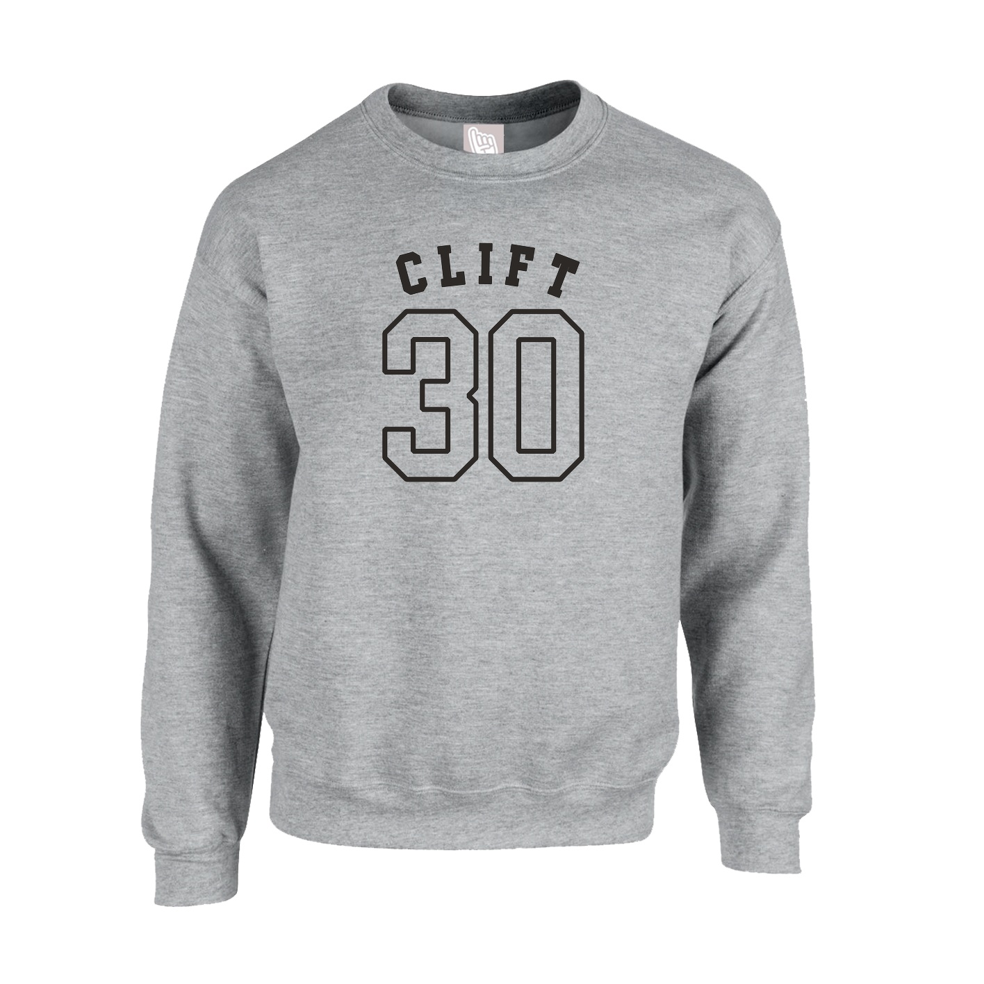 Fleece Crew — Shirsey Arch in Grey