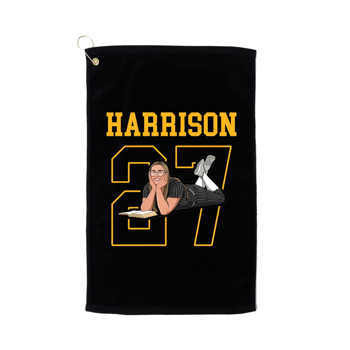 Golf Towel — Shirsey in Black