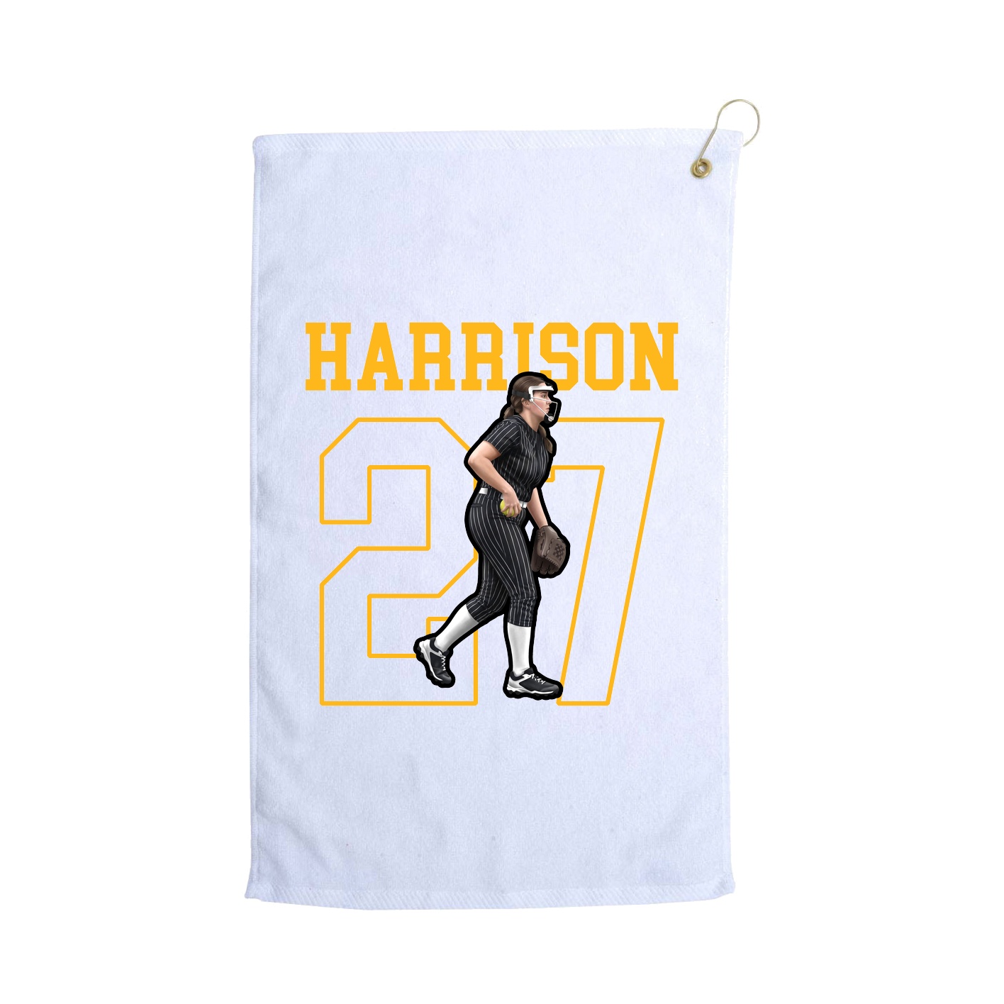 Golf Towel — Shirsey in White