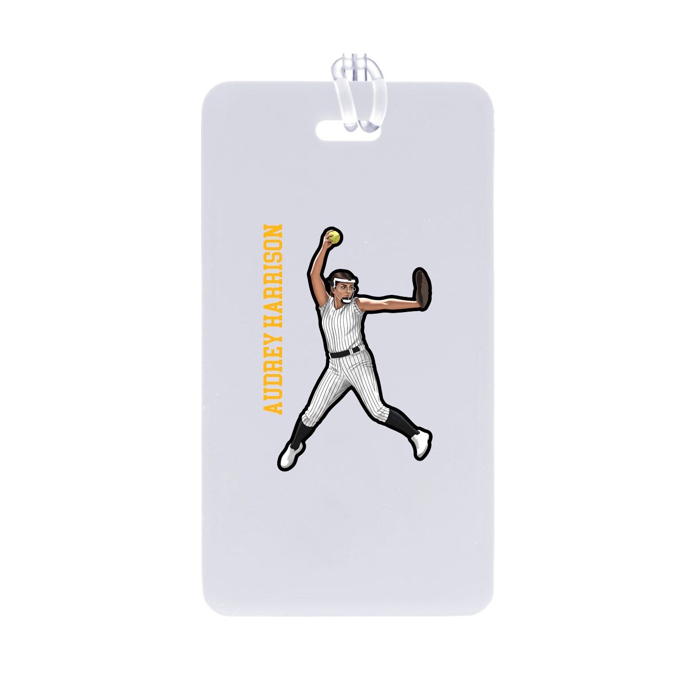 Bag Tag — Name Vertical in Classic