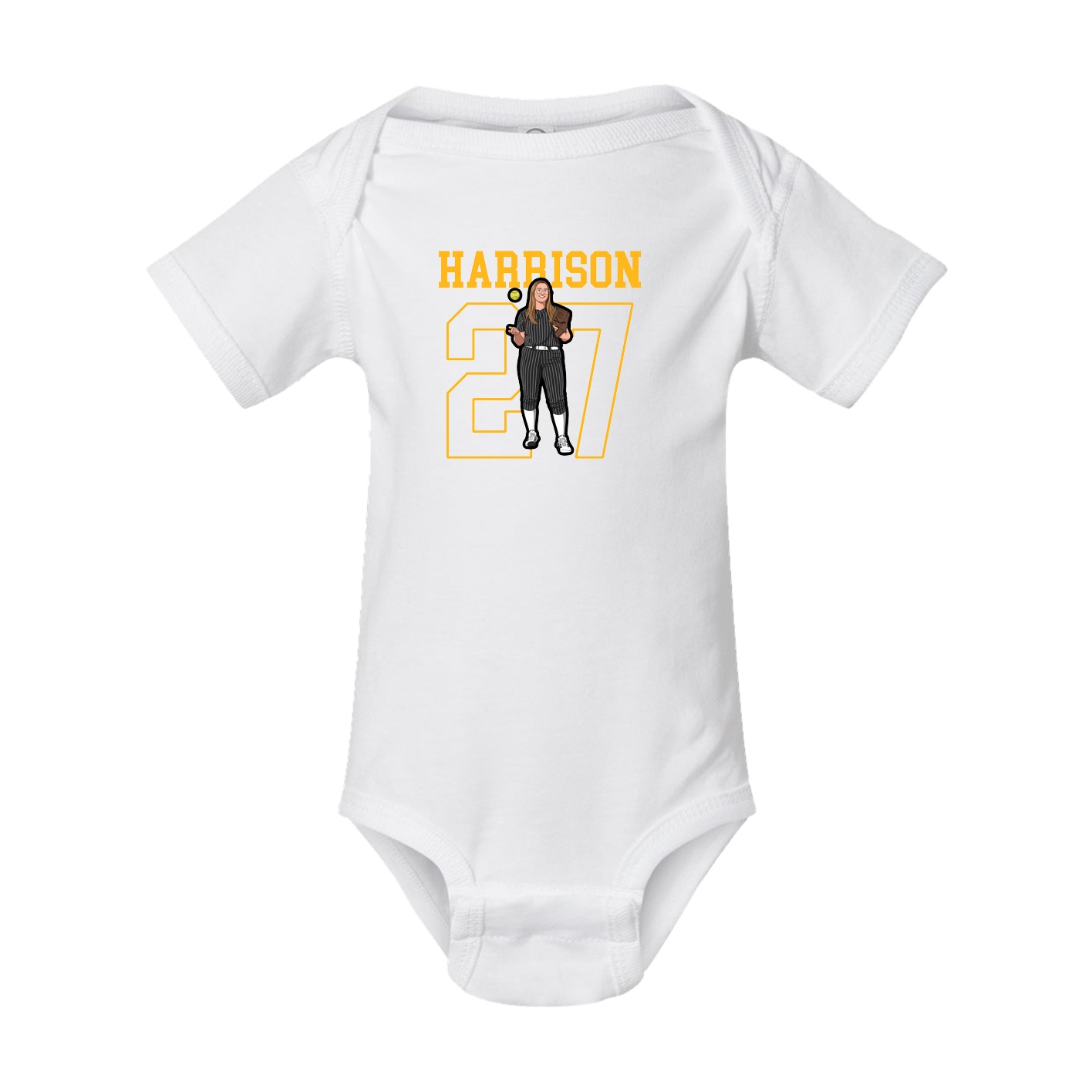 Baby Onesie — Shirsey in White
