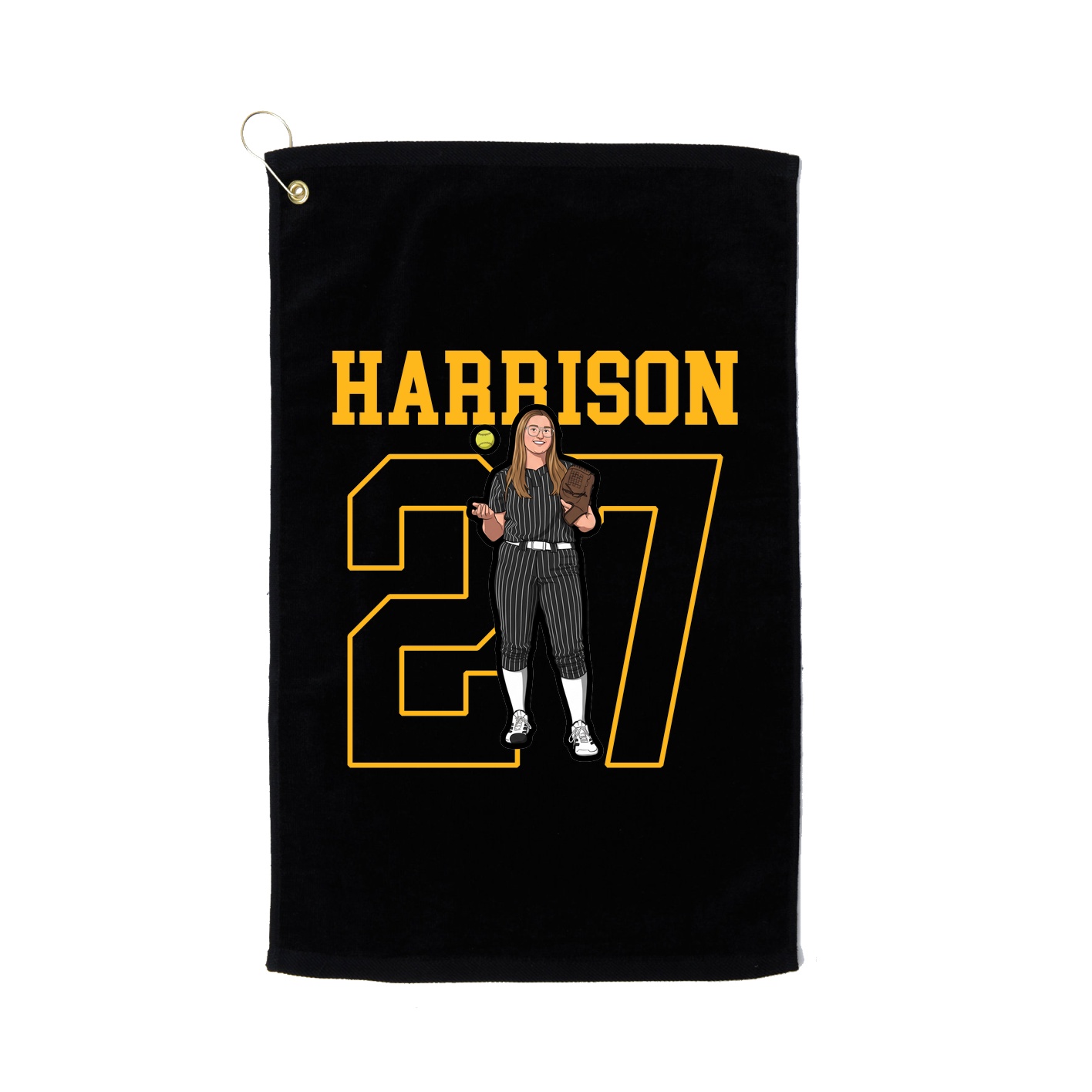 Golf Towel — Shirsey in Black