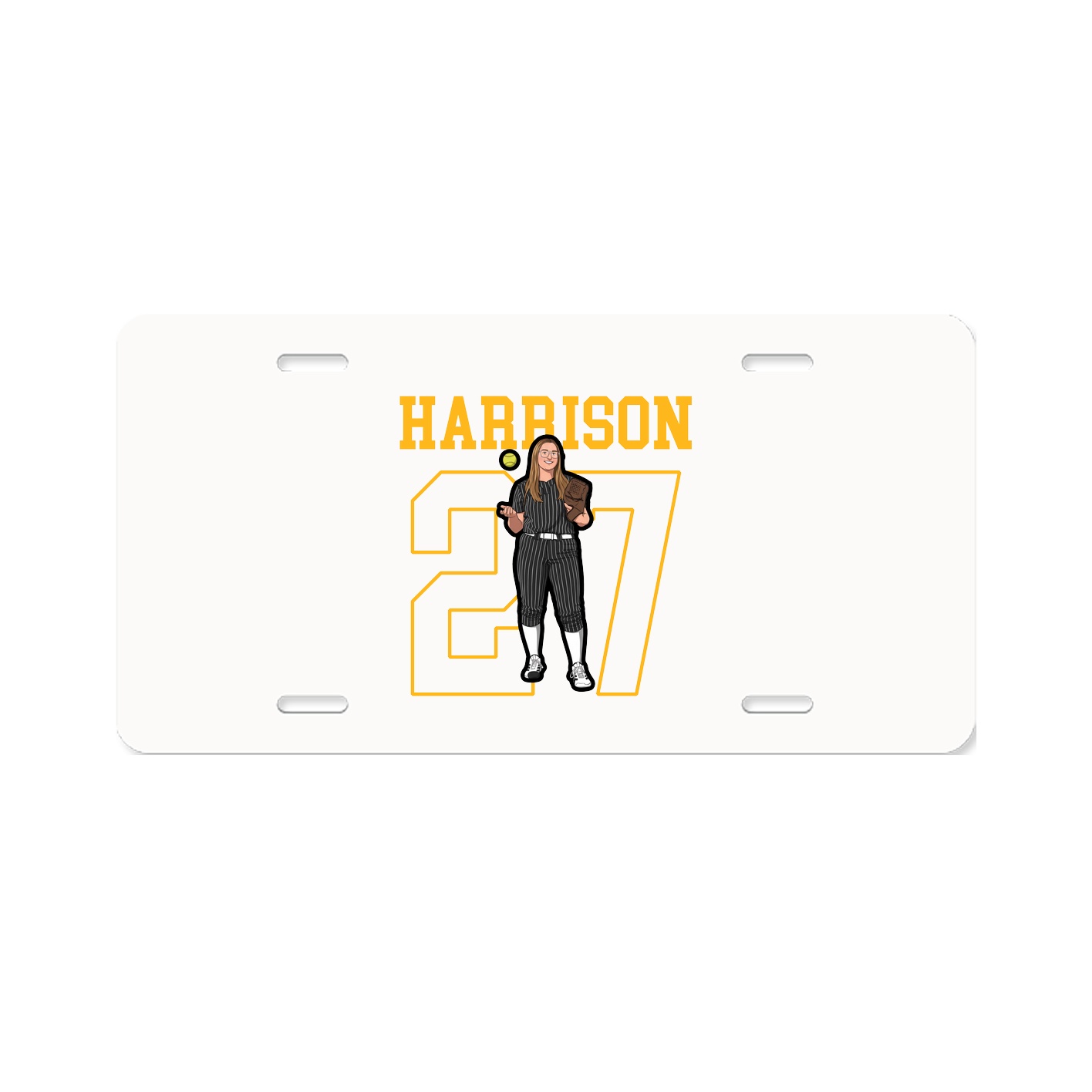 License Plate — Shirsey in Classic