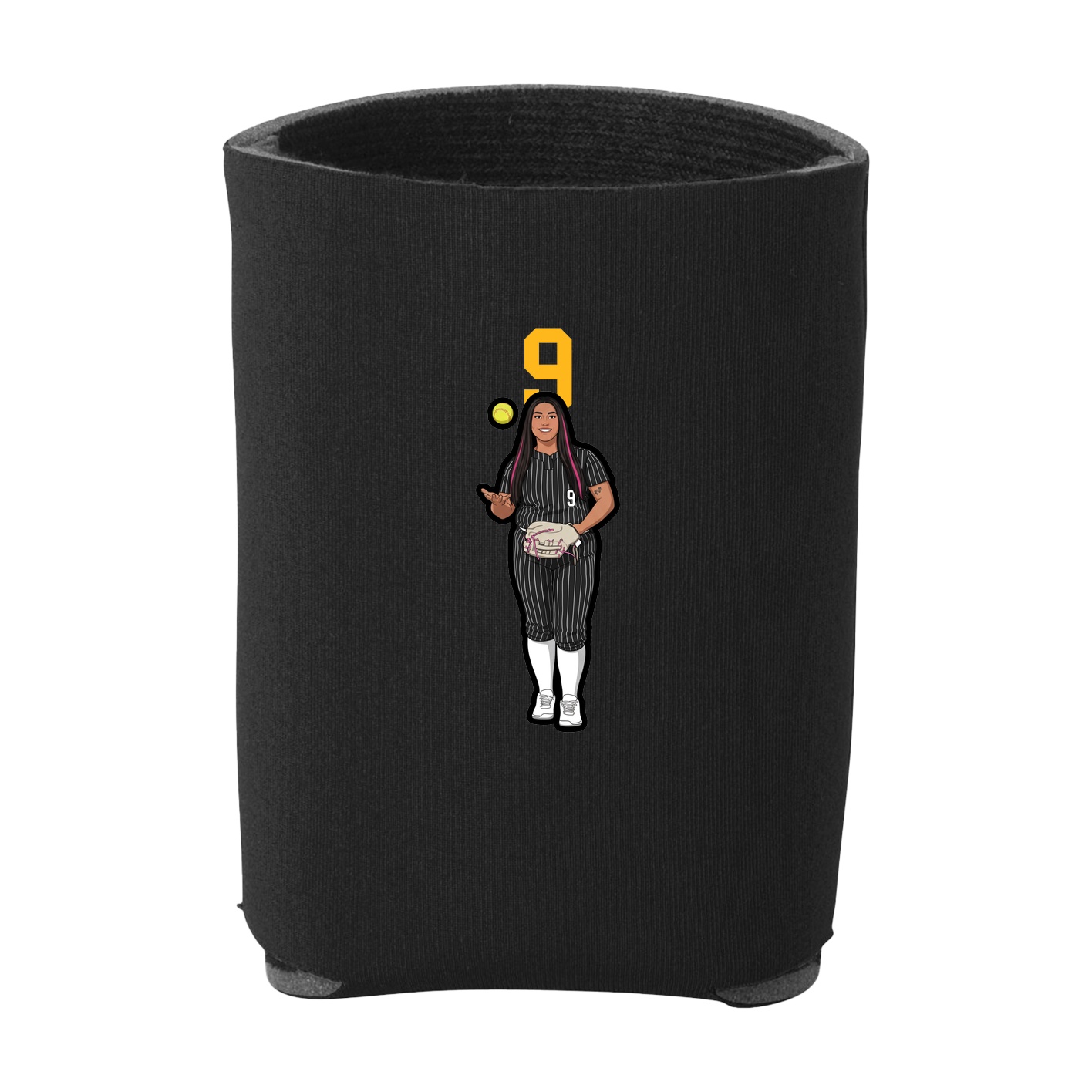 Can Holder — Number Top in Black