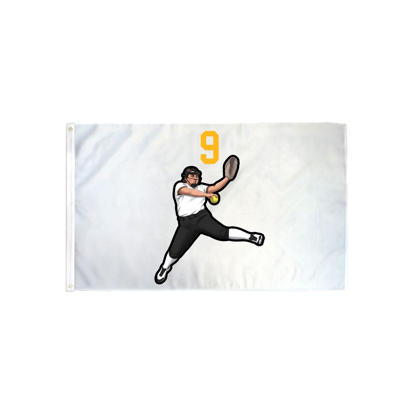 3x5 Flag — Number Top in Classic