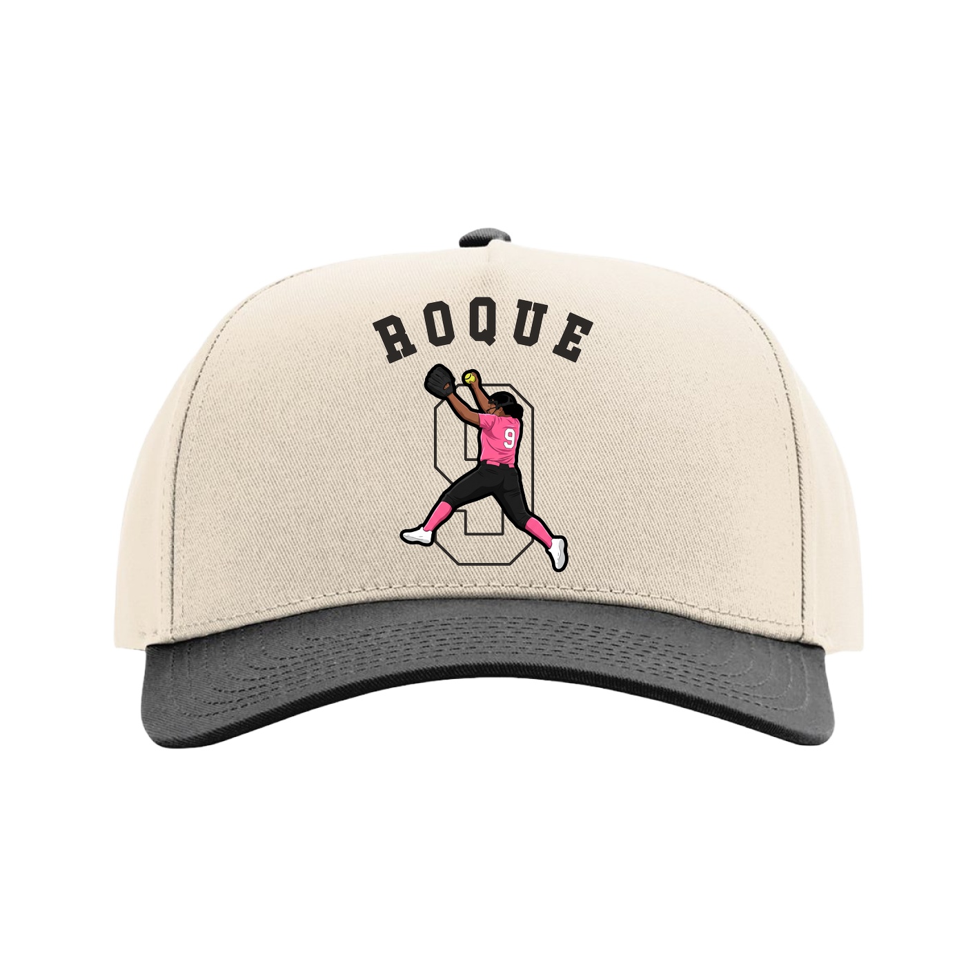 Full Fabric Five-Panel Champ Cap