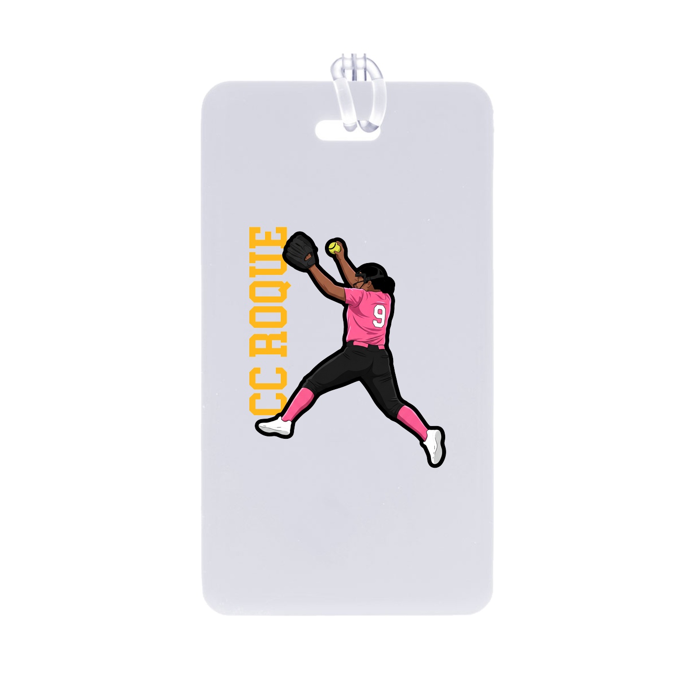 Bag Tag — Name Vertical in Classic