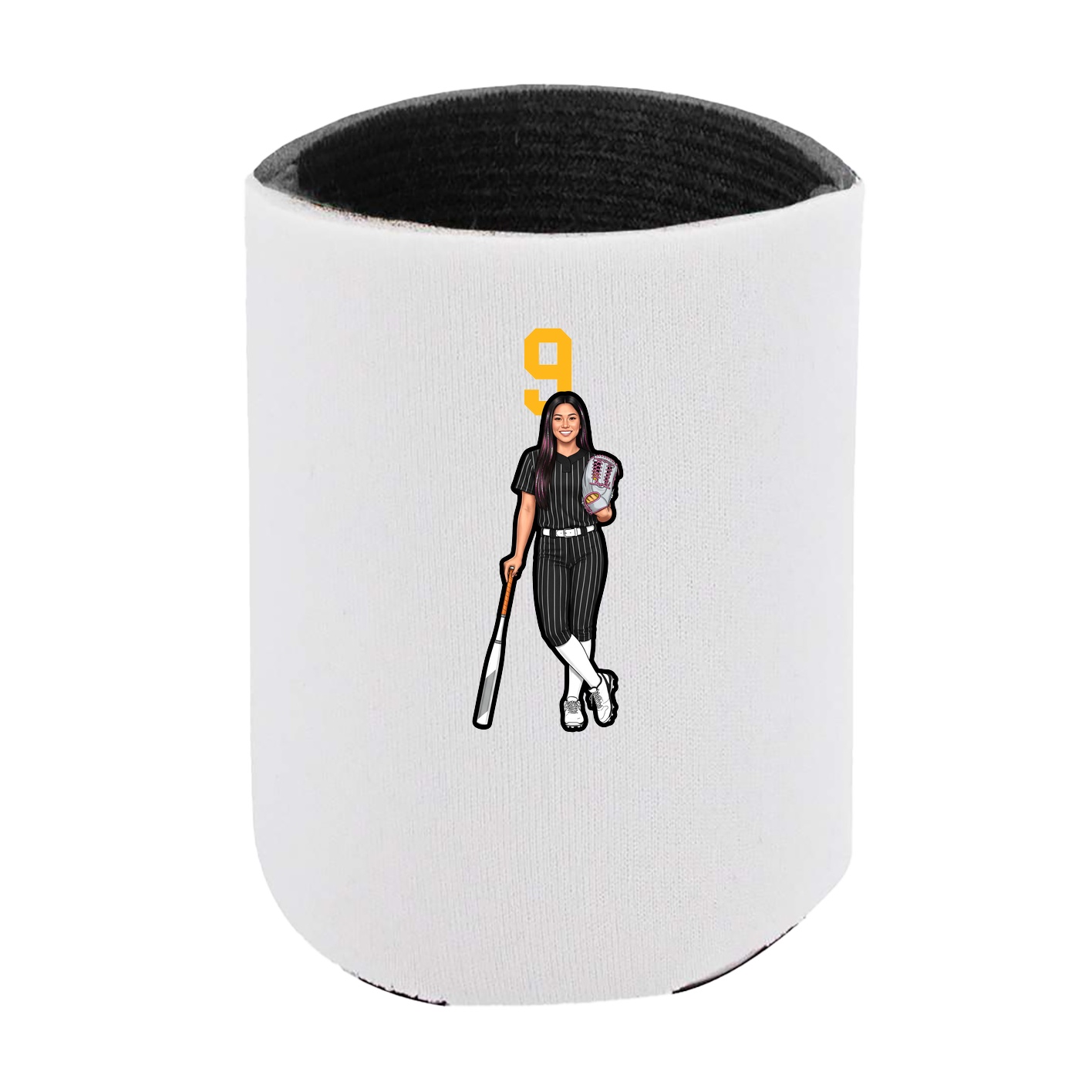 Can Holder — Number Top in White
