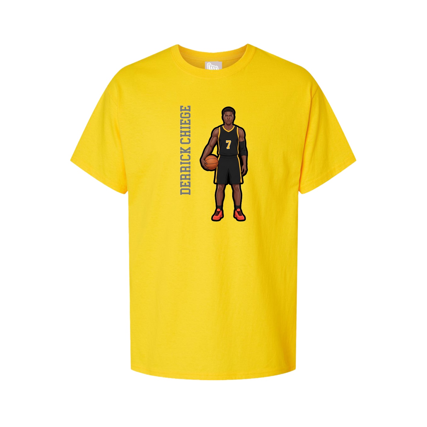 Tee — Name Vertical in Gold