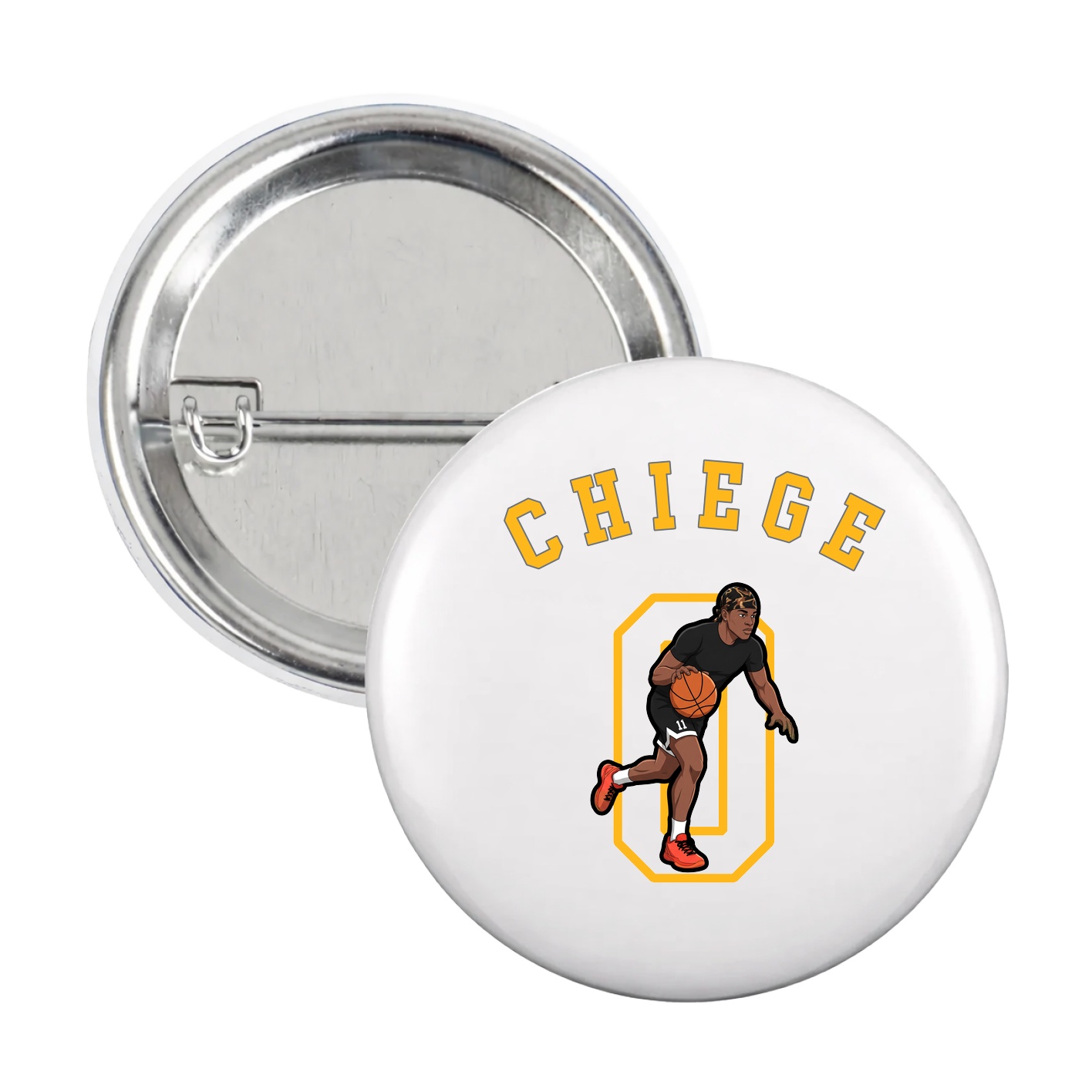 Game Day Button — Shirsey Arch in White
