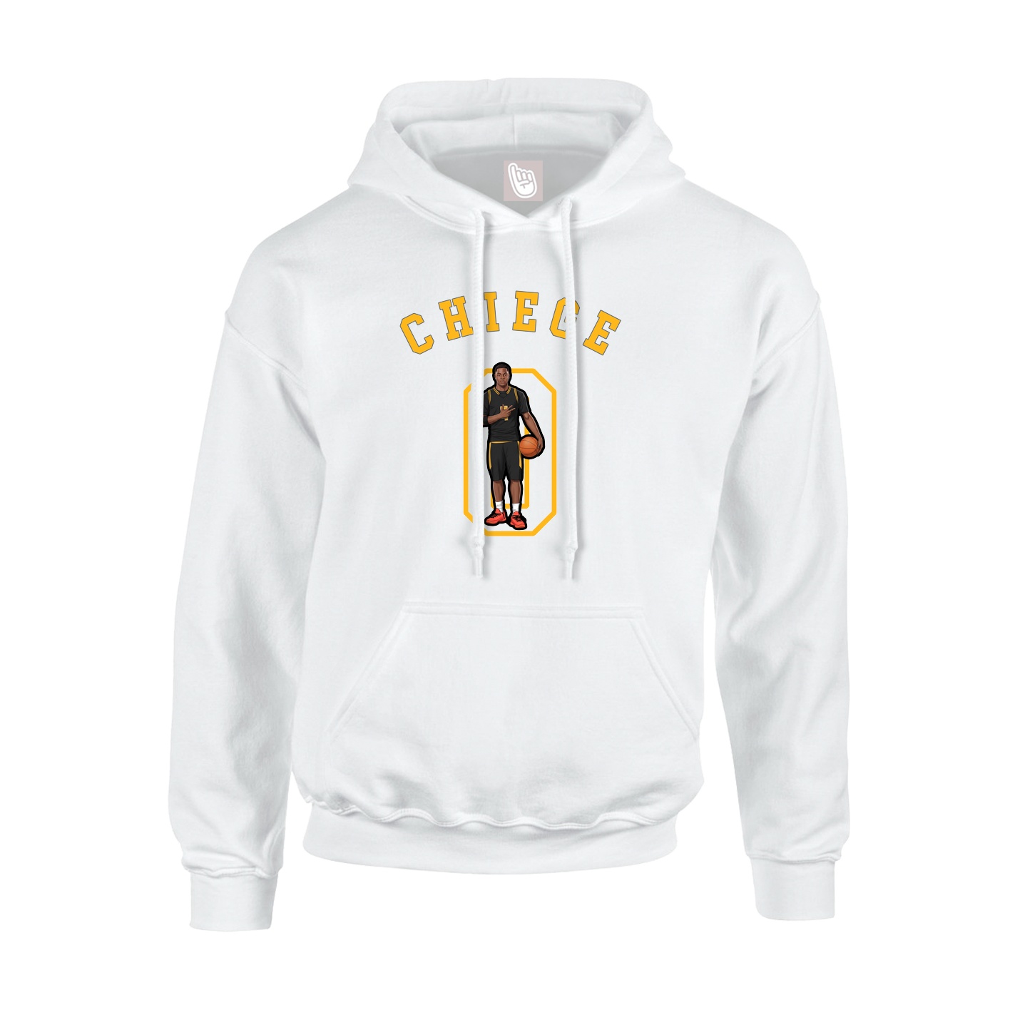 Youth Hoodie — Shirsey Arch in White