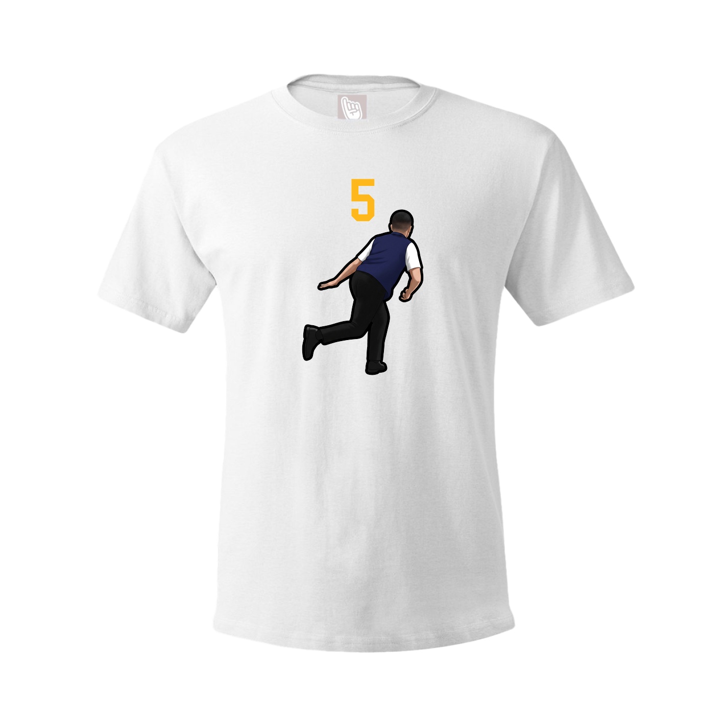Tee — Number Top in White