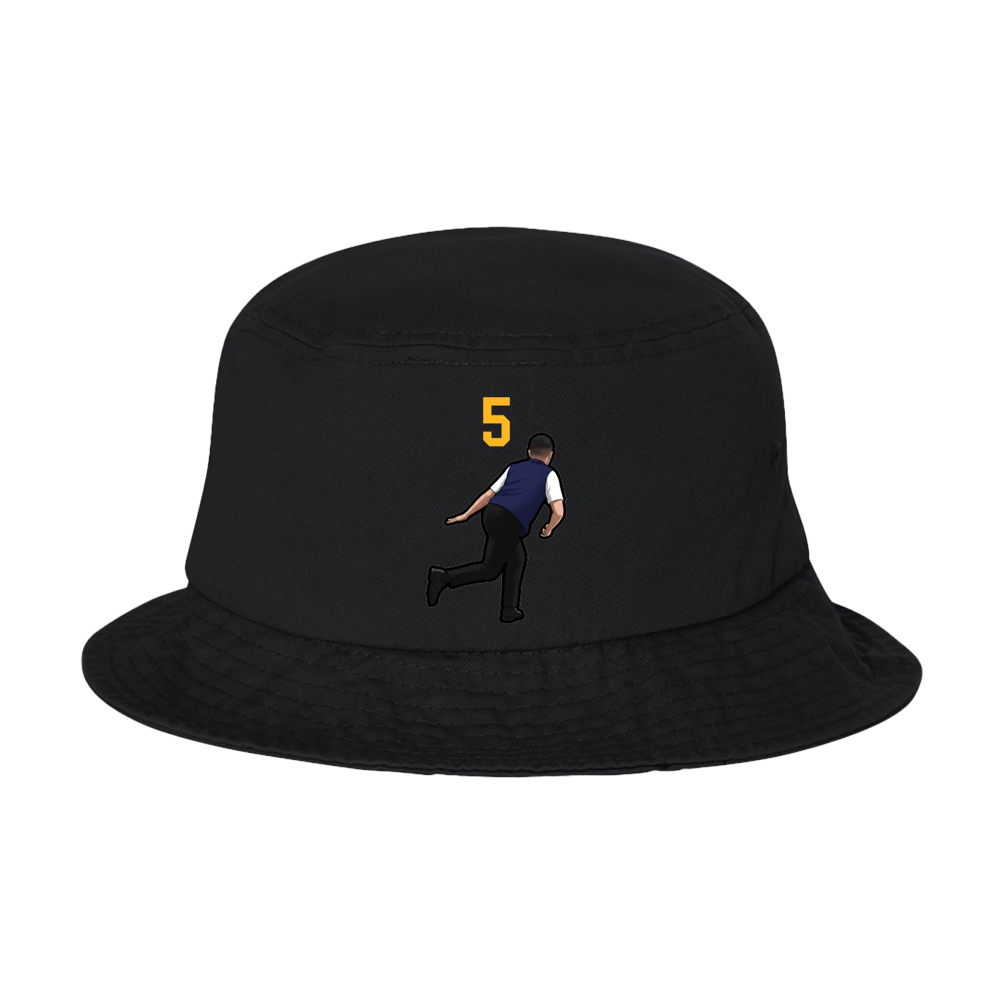 Bucket Cap — Number Top in Black