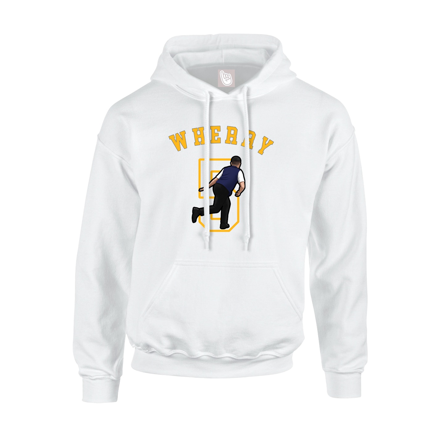 Youth Hoodie — Shirsey Arch in White