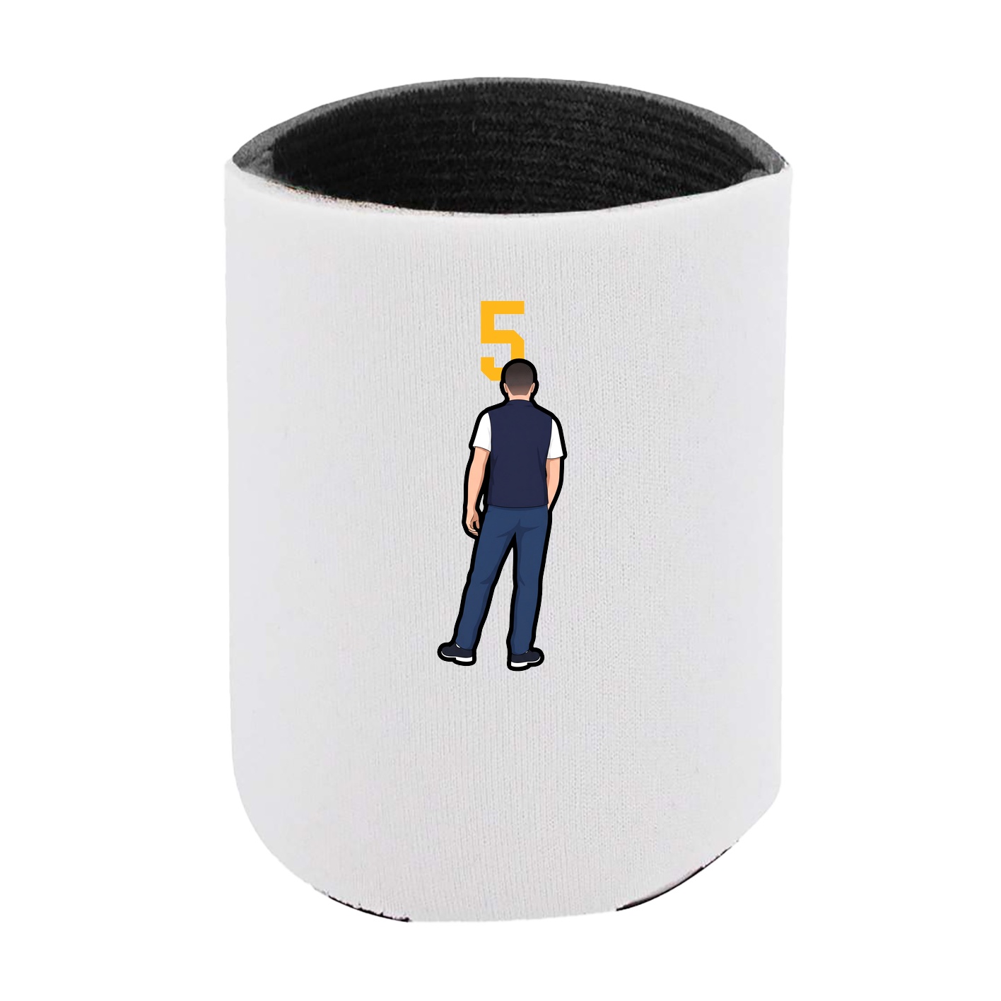 Can Holder — Number Top in White