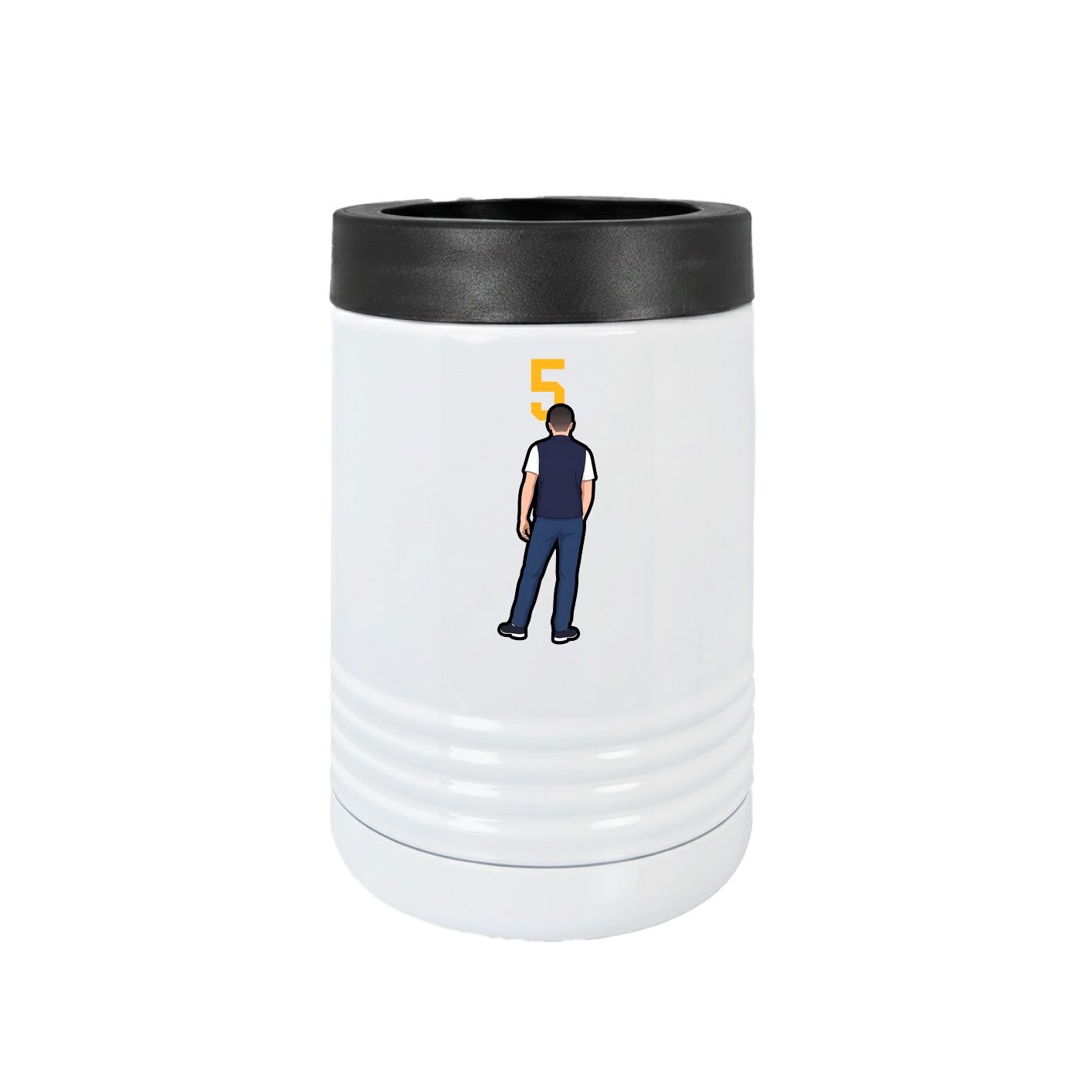 Beverage Holder — Number Top in White