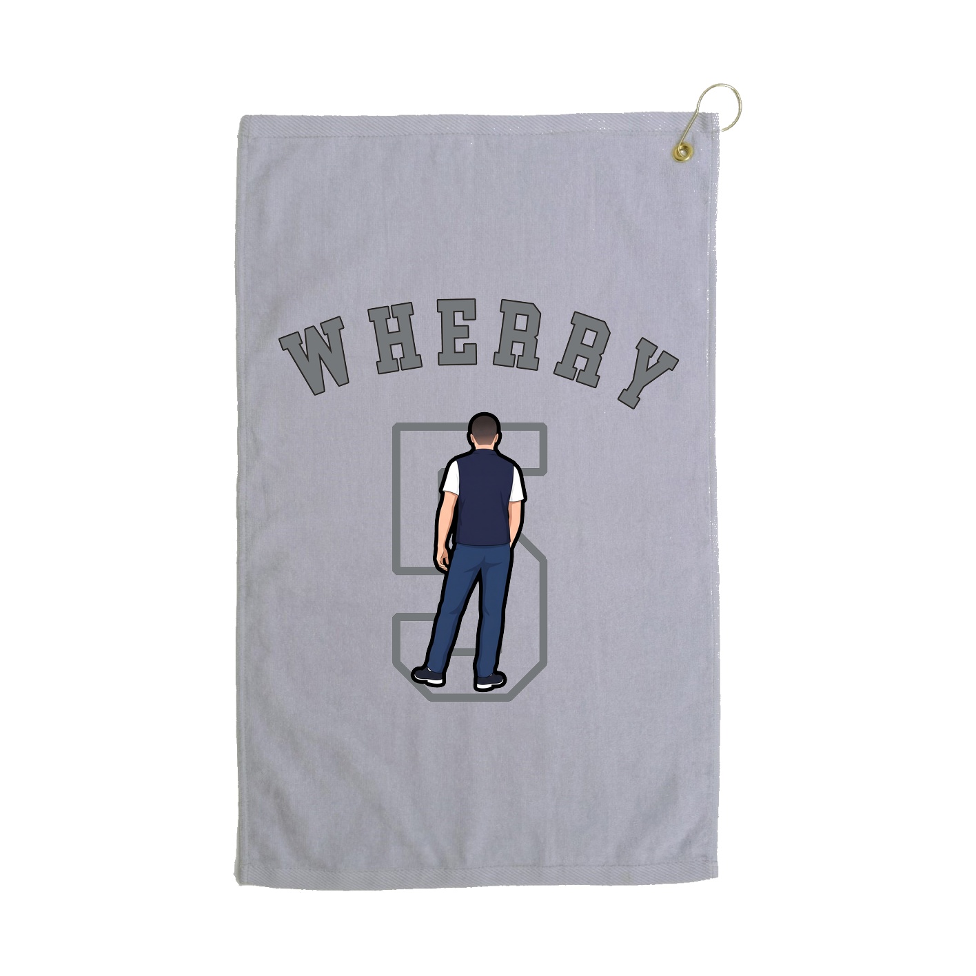 Golf Towel — Shirsey Arch in Grey