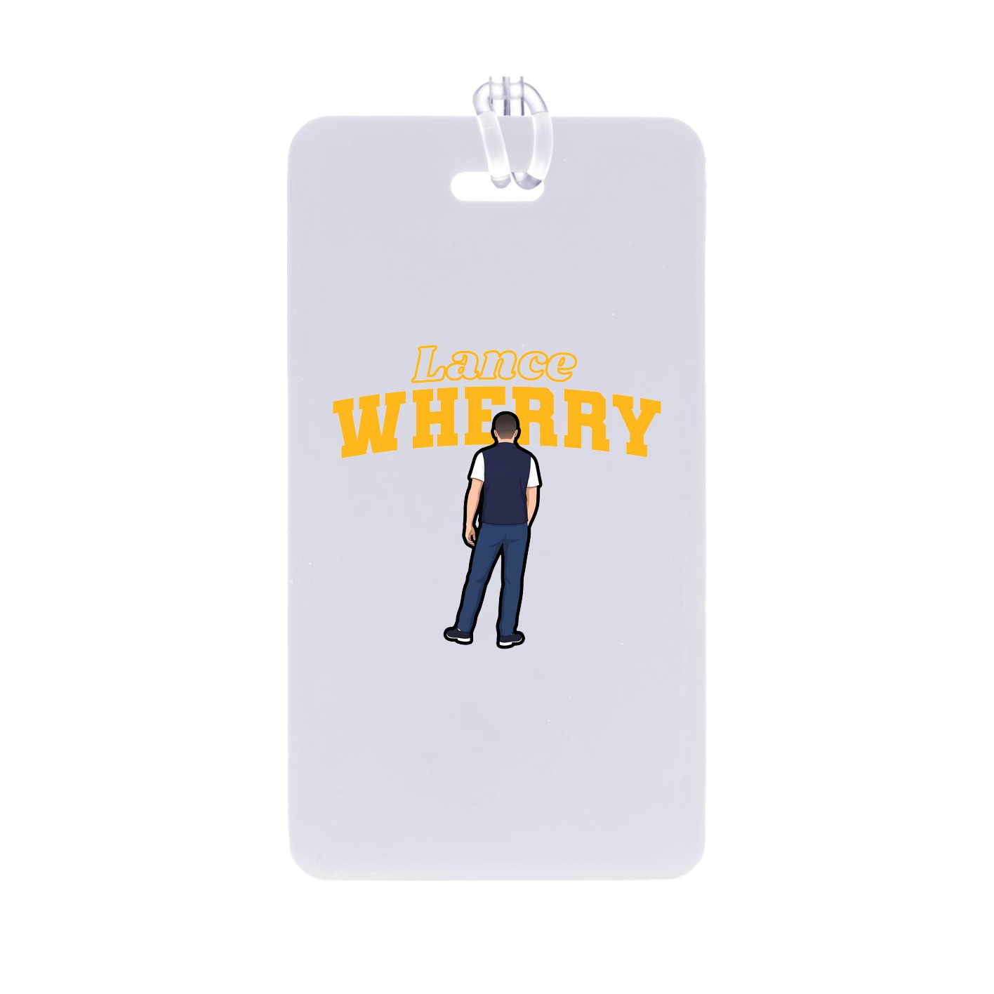 Bag Tag — Name Arch in Classic