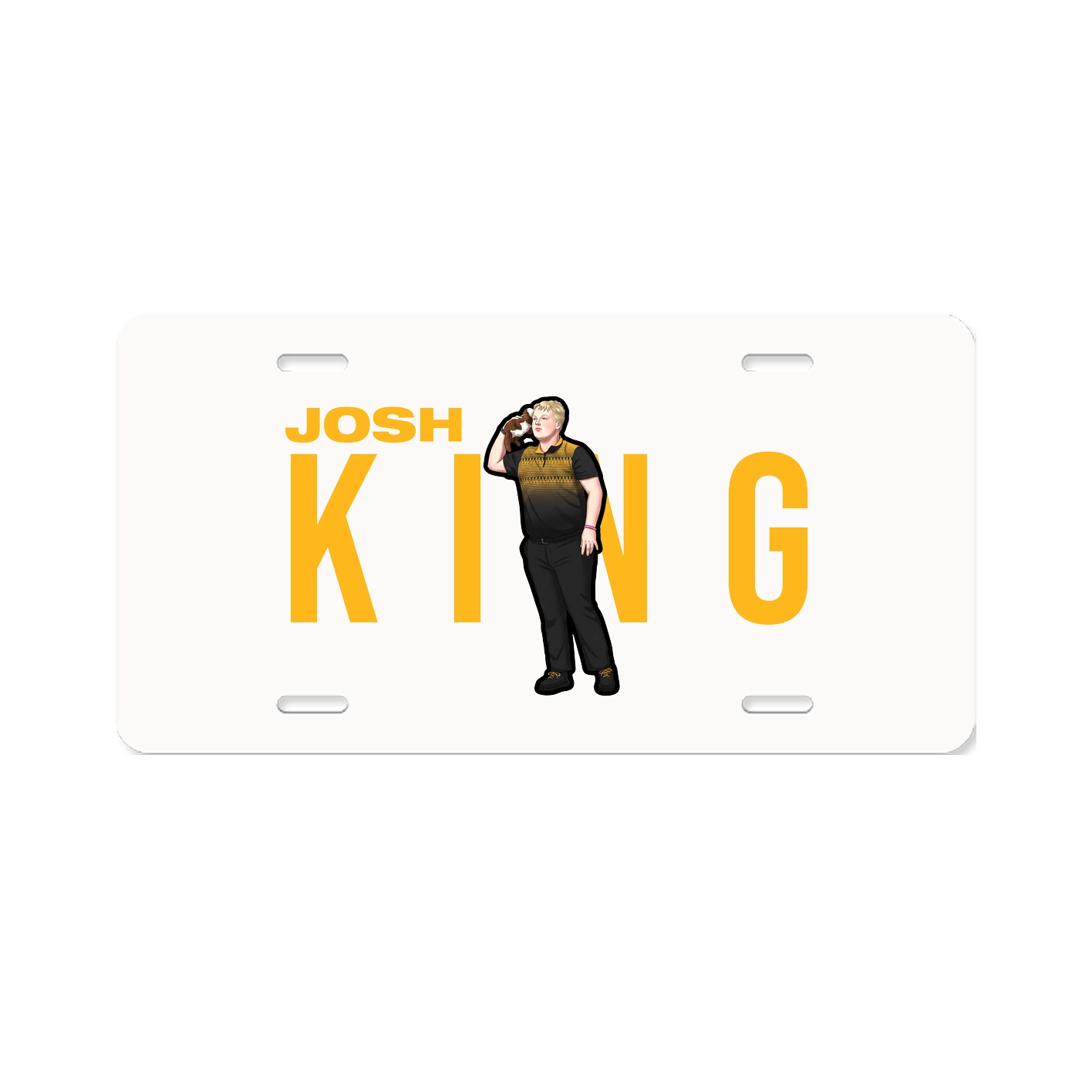License Plate — Player Name in Classic