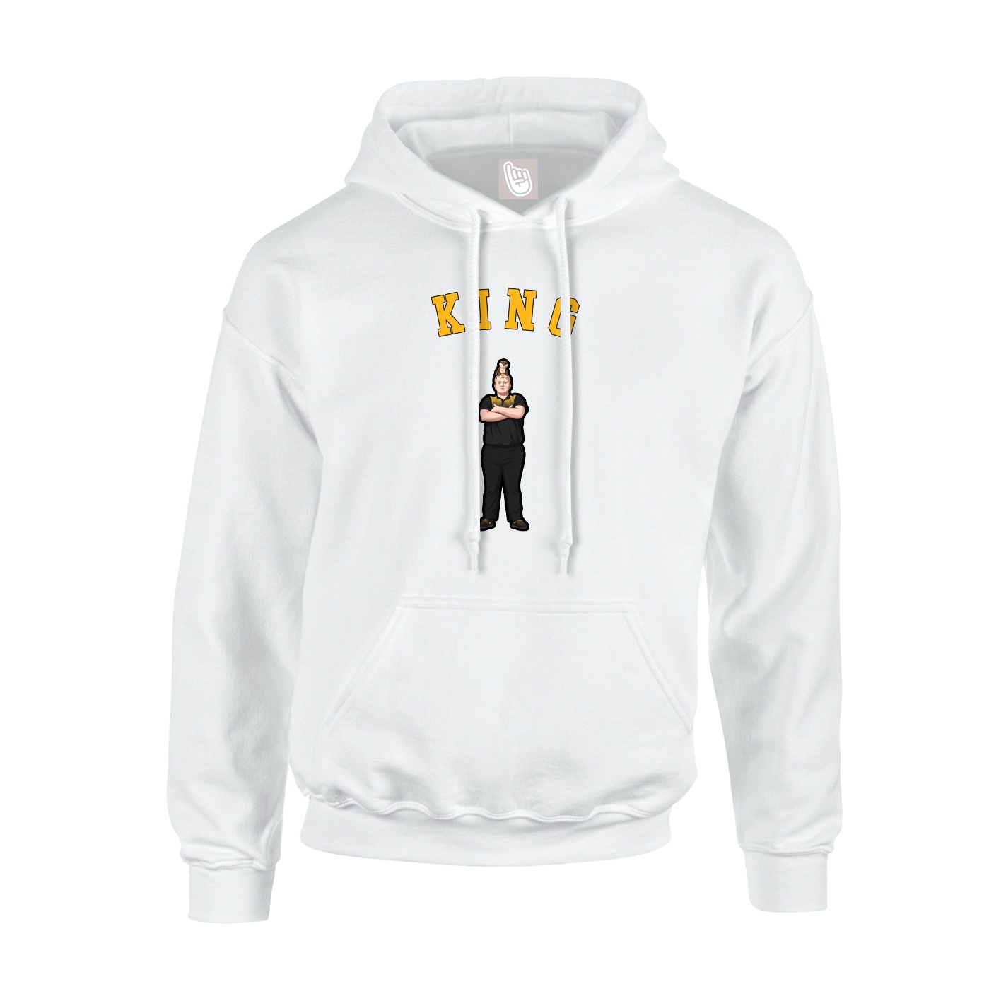 Youth Hoodie — Shirsey Arch in White