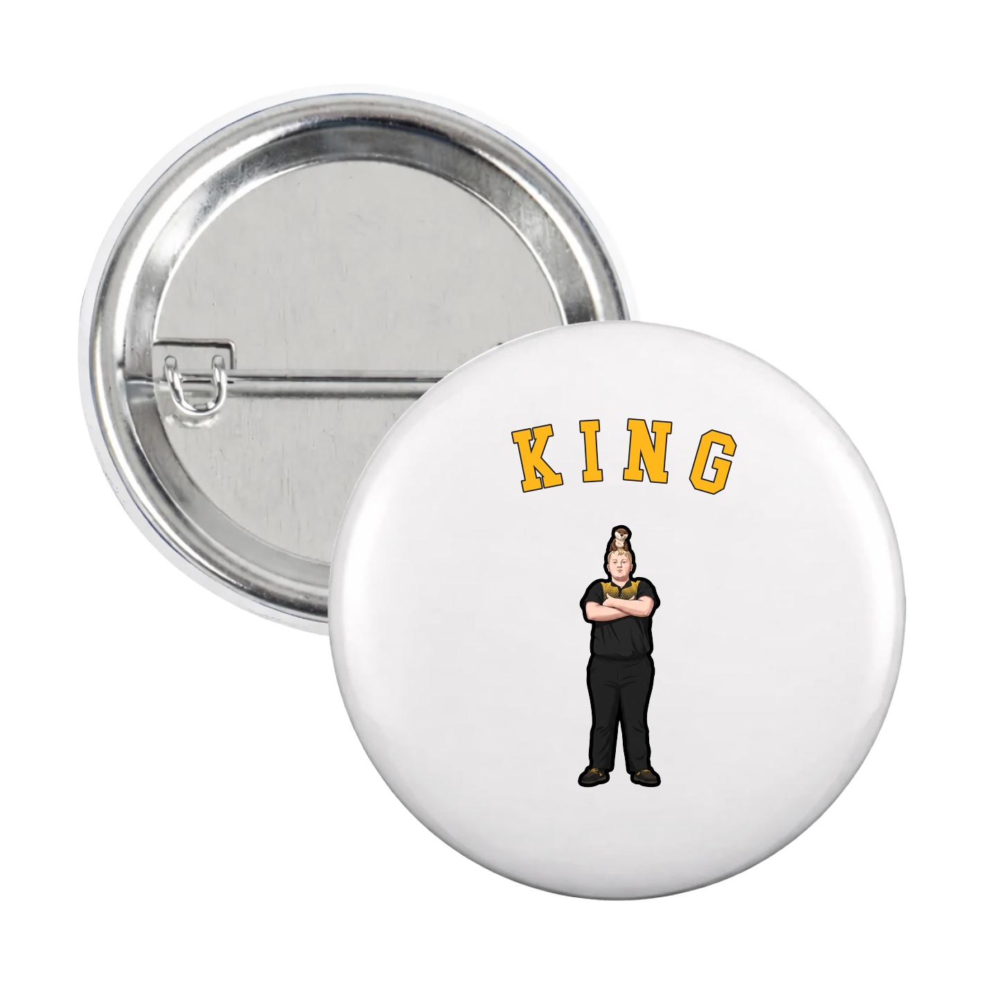 Game Day Button — Shirsey Arch in White