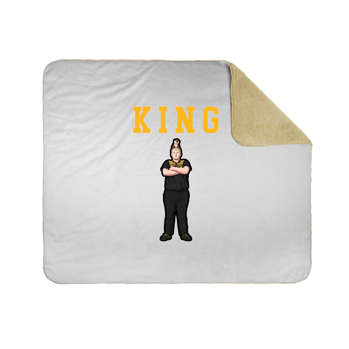 Throw Blanket — Shirsey in White