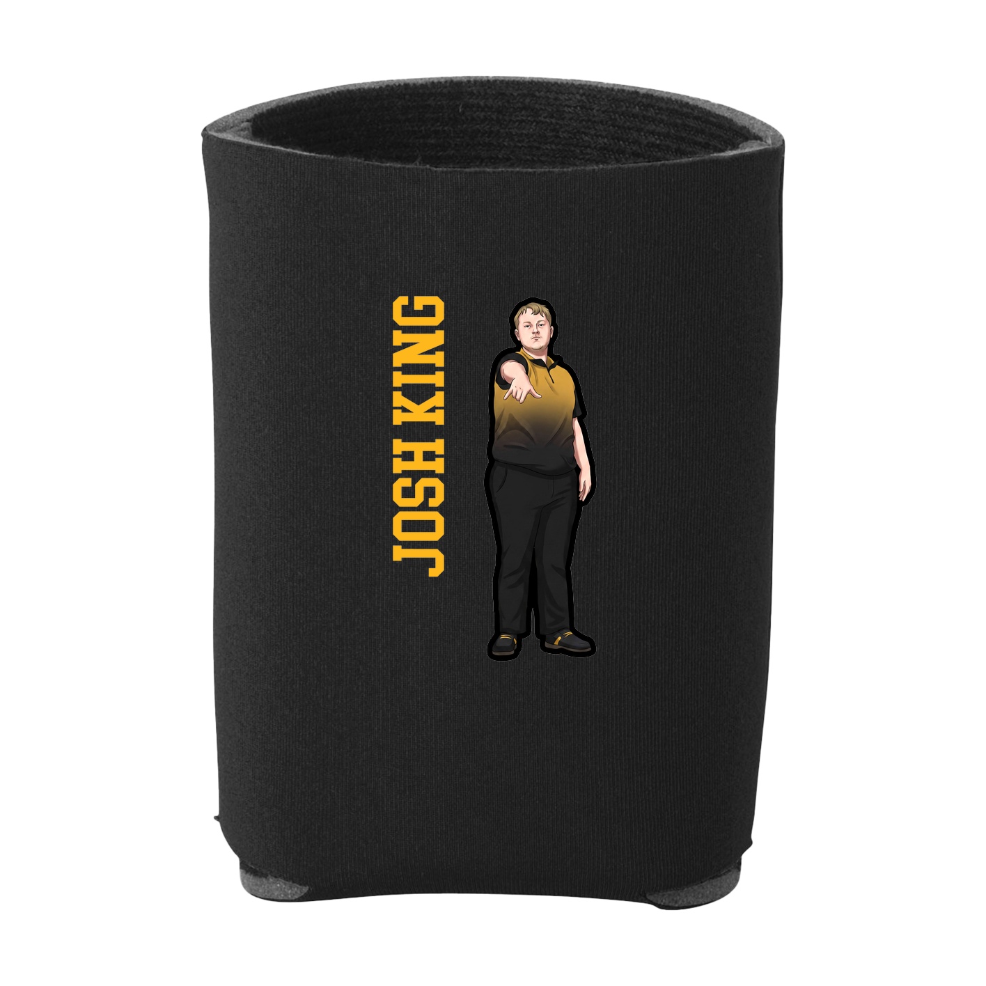 Can Holder — Name Vertical in Black