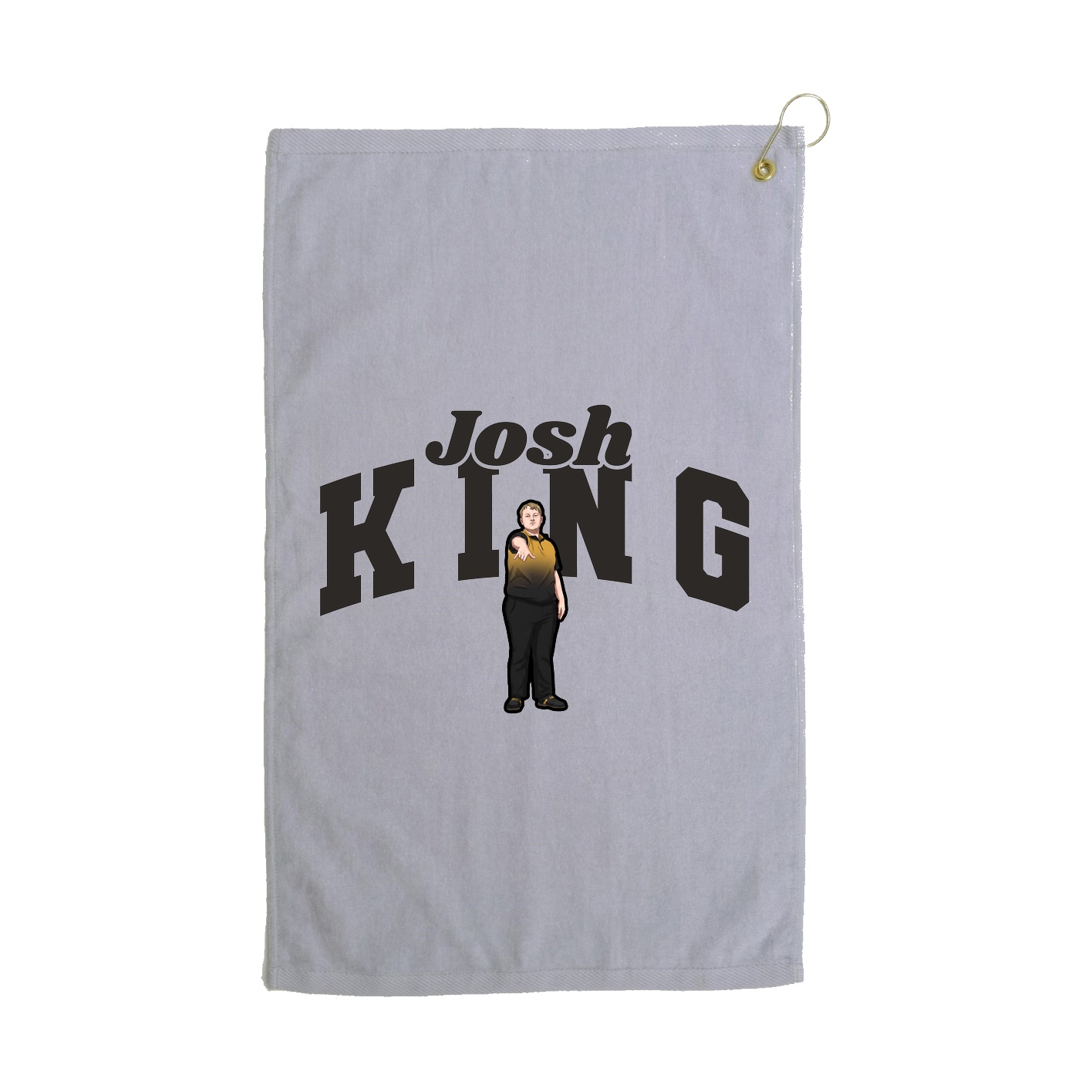 Golf Towel — Signature Arch in Grey