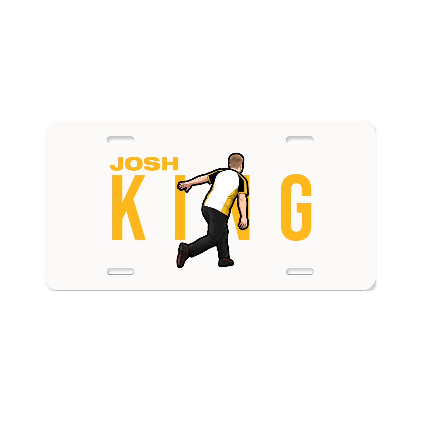 License Plate — Player Name in Classic
