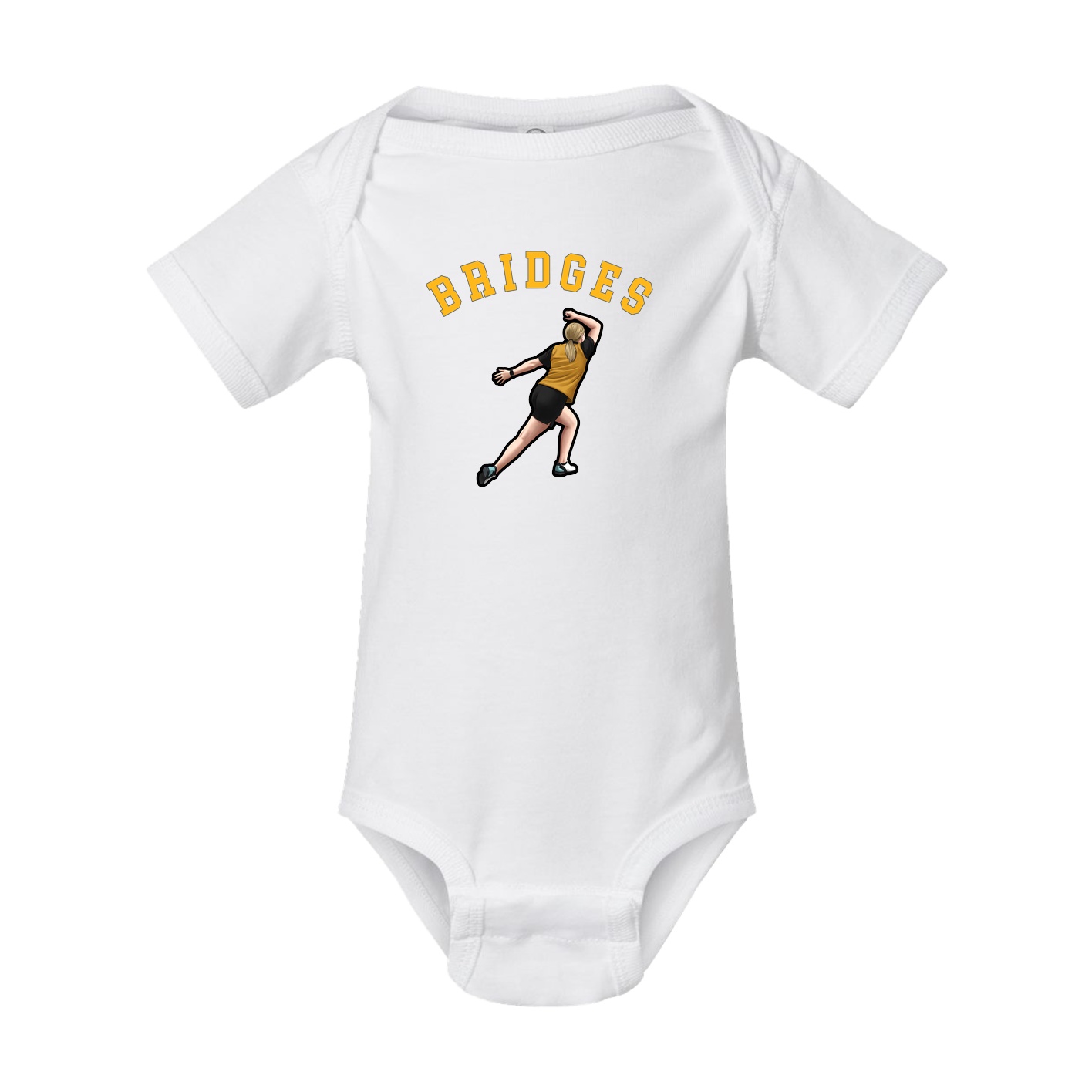 Baby Onesie — Shirsey Arch in White