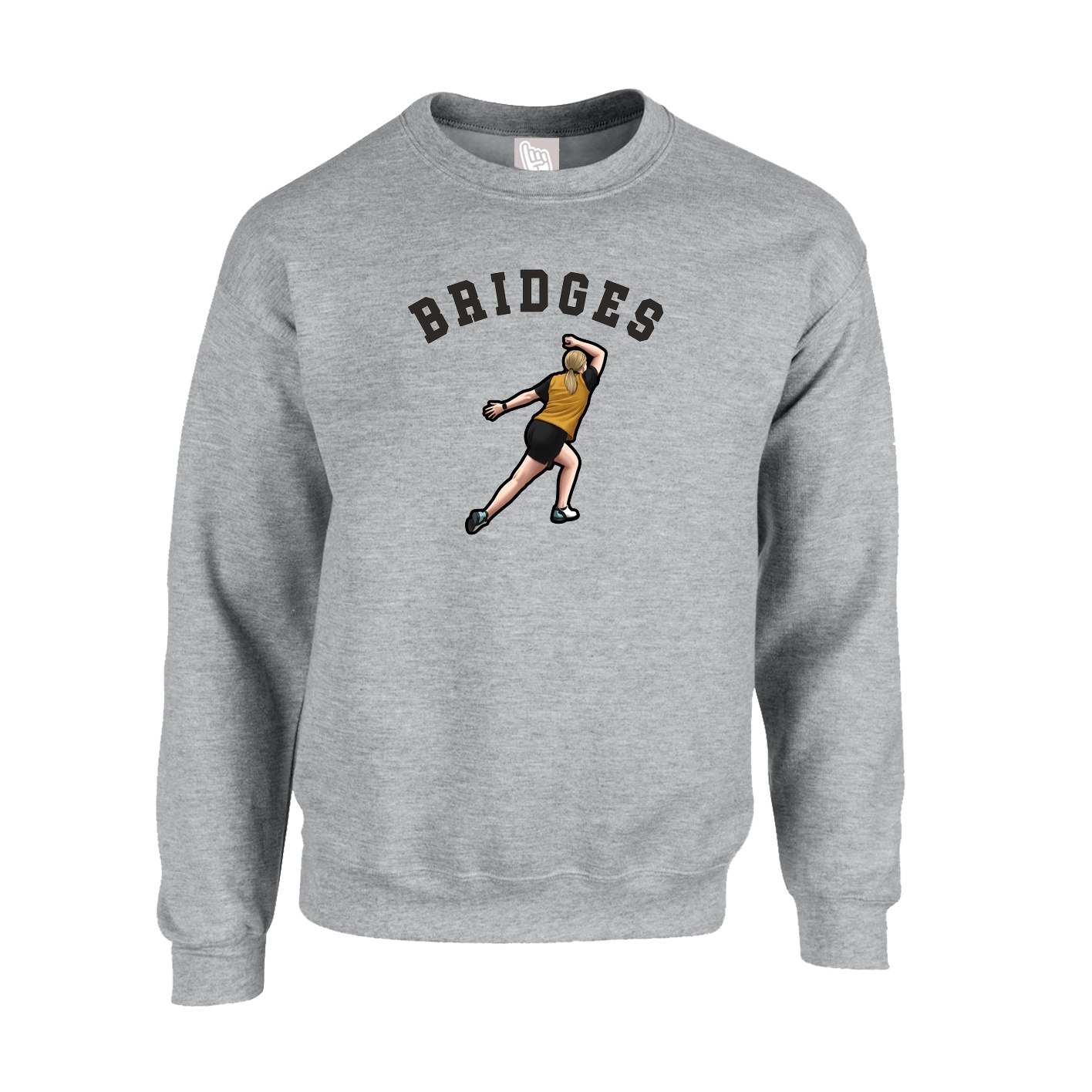 Fleece Crew — Shirsey Arch in Grey