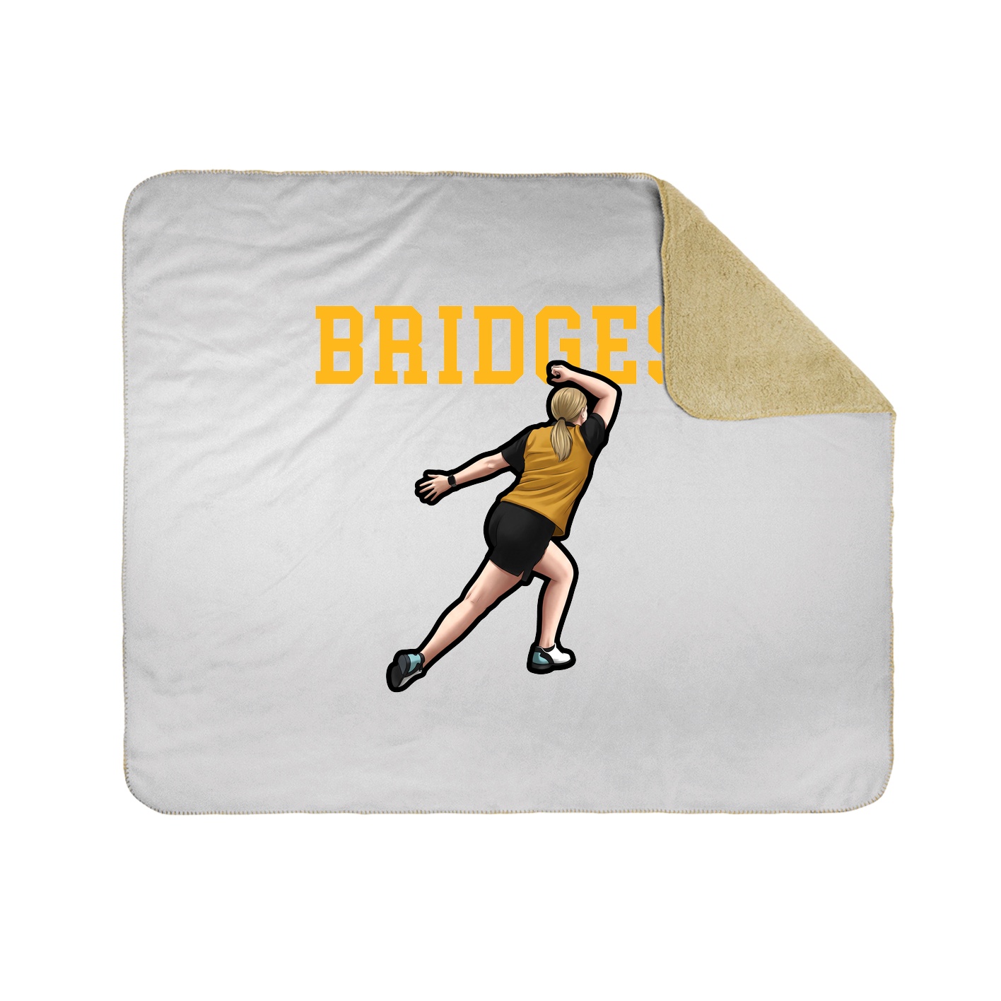 Throw Blanket — Shirsey in White