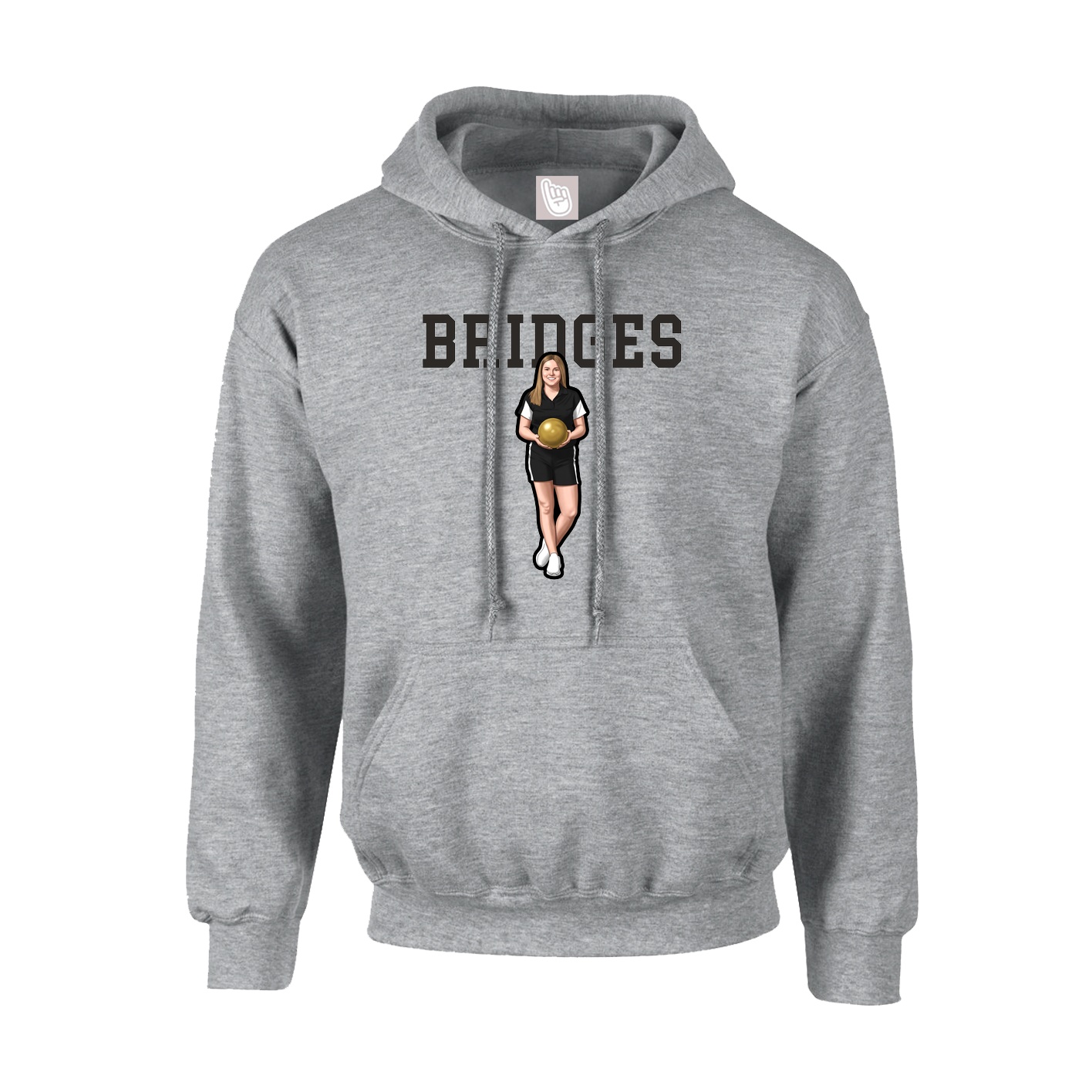 Hoodie — Shirsey in Grey
