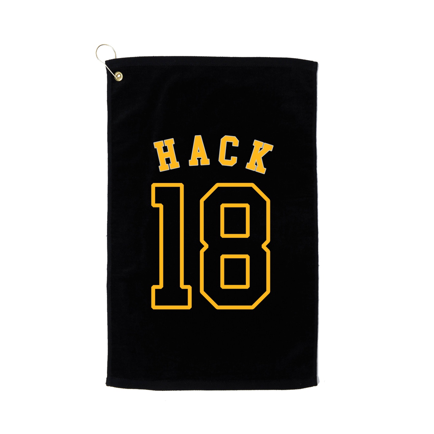 Golf Towel — Shirsey Arch in Black