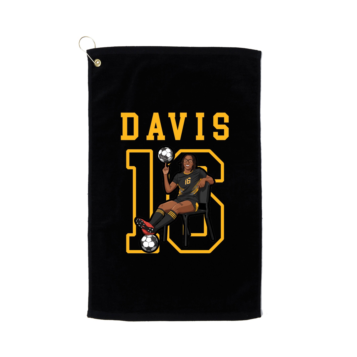 Golf Towel — Shirsey in Black