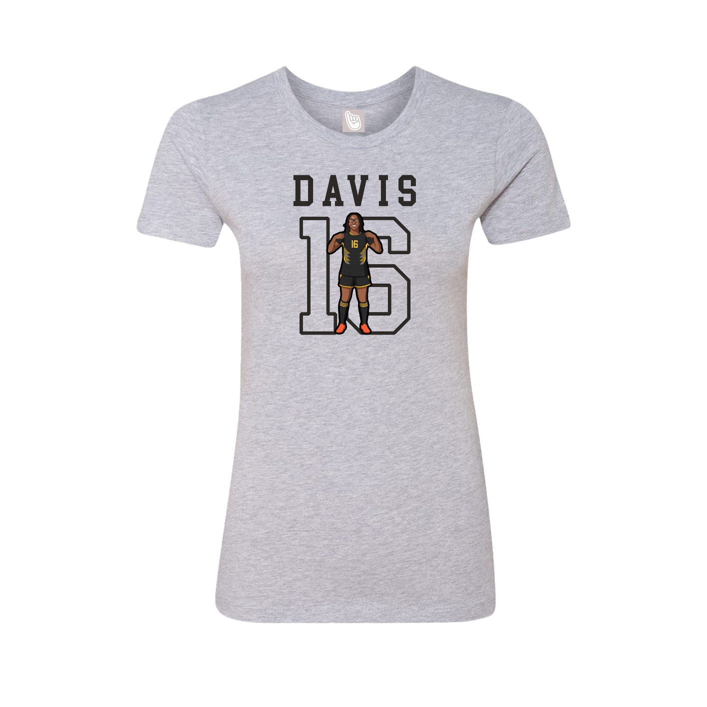 Fitted Women's Tee — Shirsey in Grey