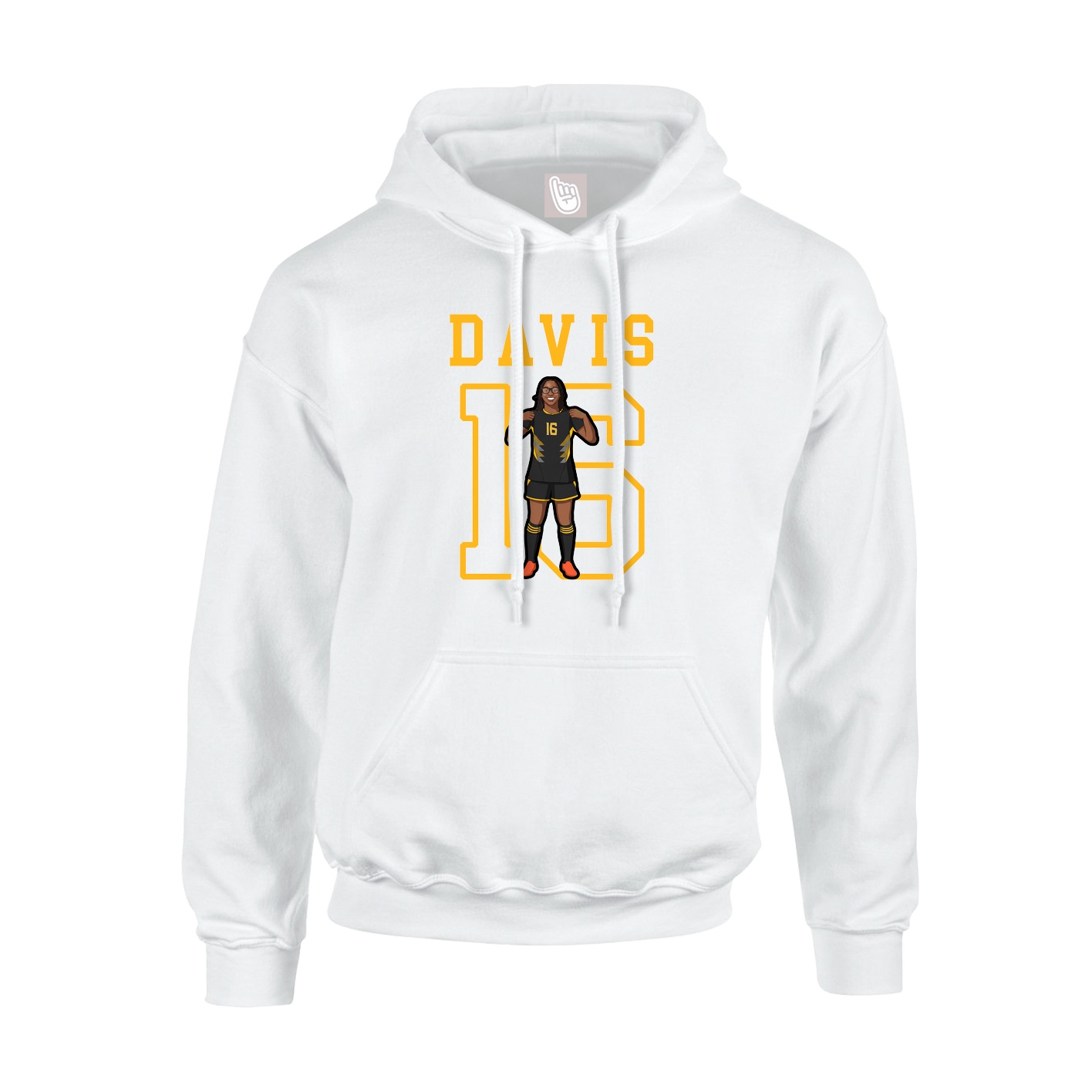 Hoodie — Shirsey in White