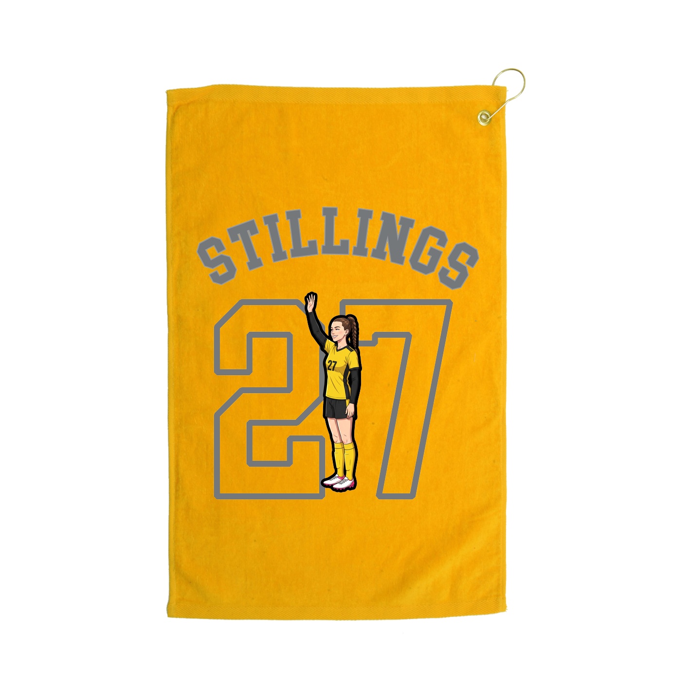 Golf Towel — Shirsey Arch in Gold