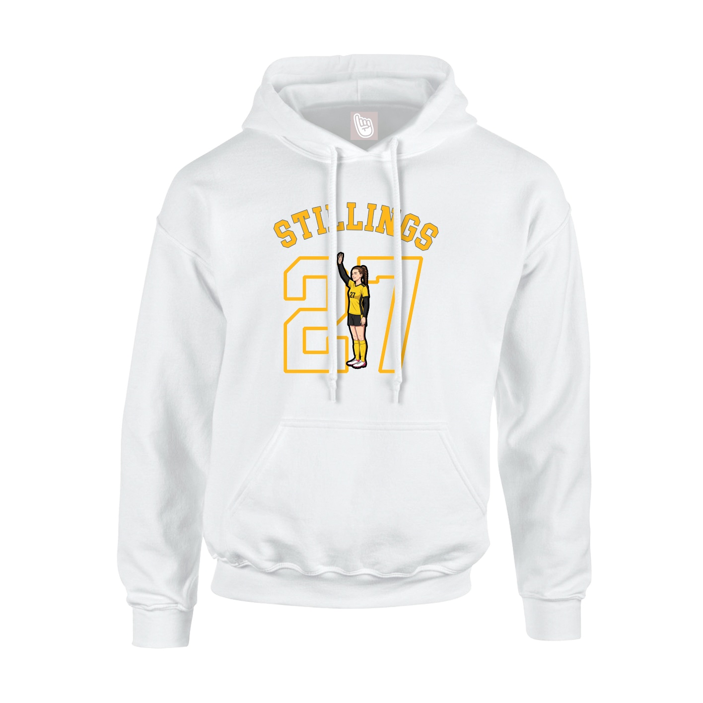 Hoodie — Shirsey Arch in White